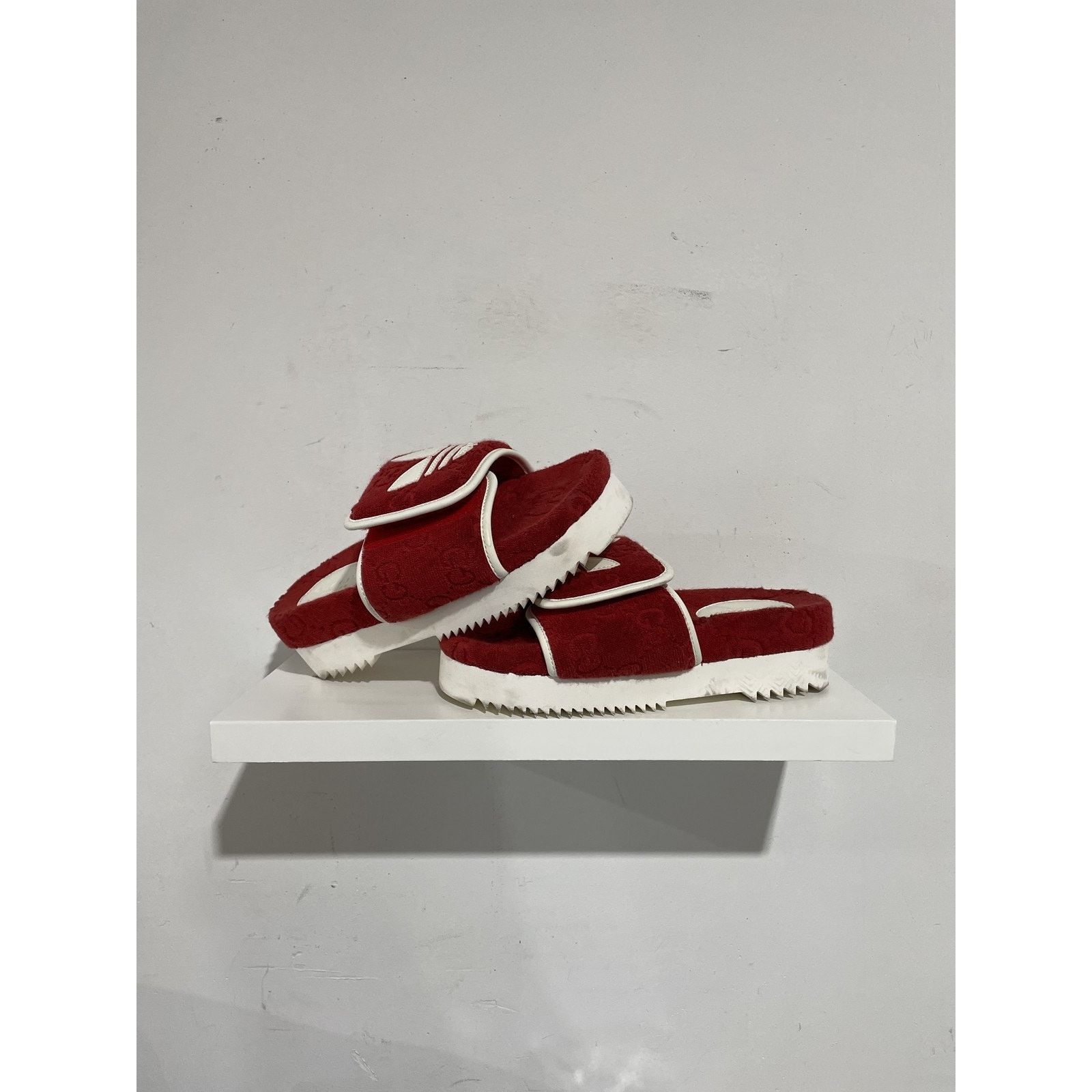 ADIDAS X GUCCI MONOGRAM RED SIZE 38 PREOWNED