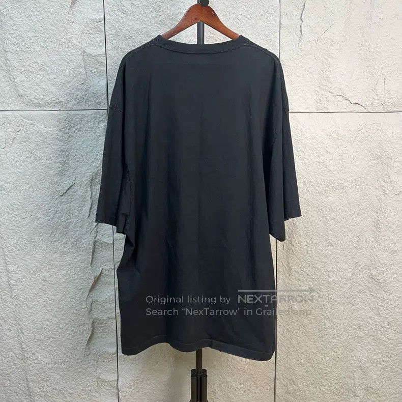 Balenciaga Balenciaga Marathon Characters Printed Black Short-sleeve Size US XL / EU 56 / 4 - 2 Thumbnail