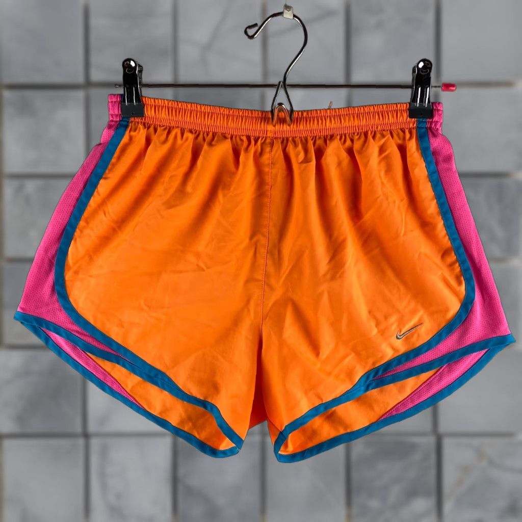 Nike Nike Running Shorts Women XS Orange Softshell Pull On Light Weight Drawstring Size 26" / US 2 / IT 38 - 1 Thumbnail