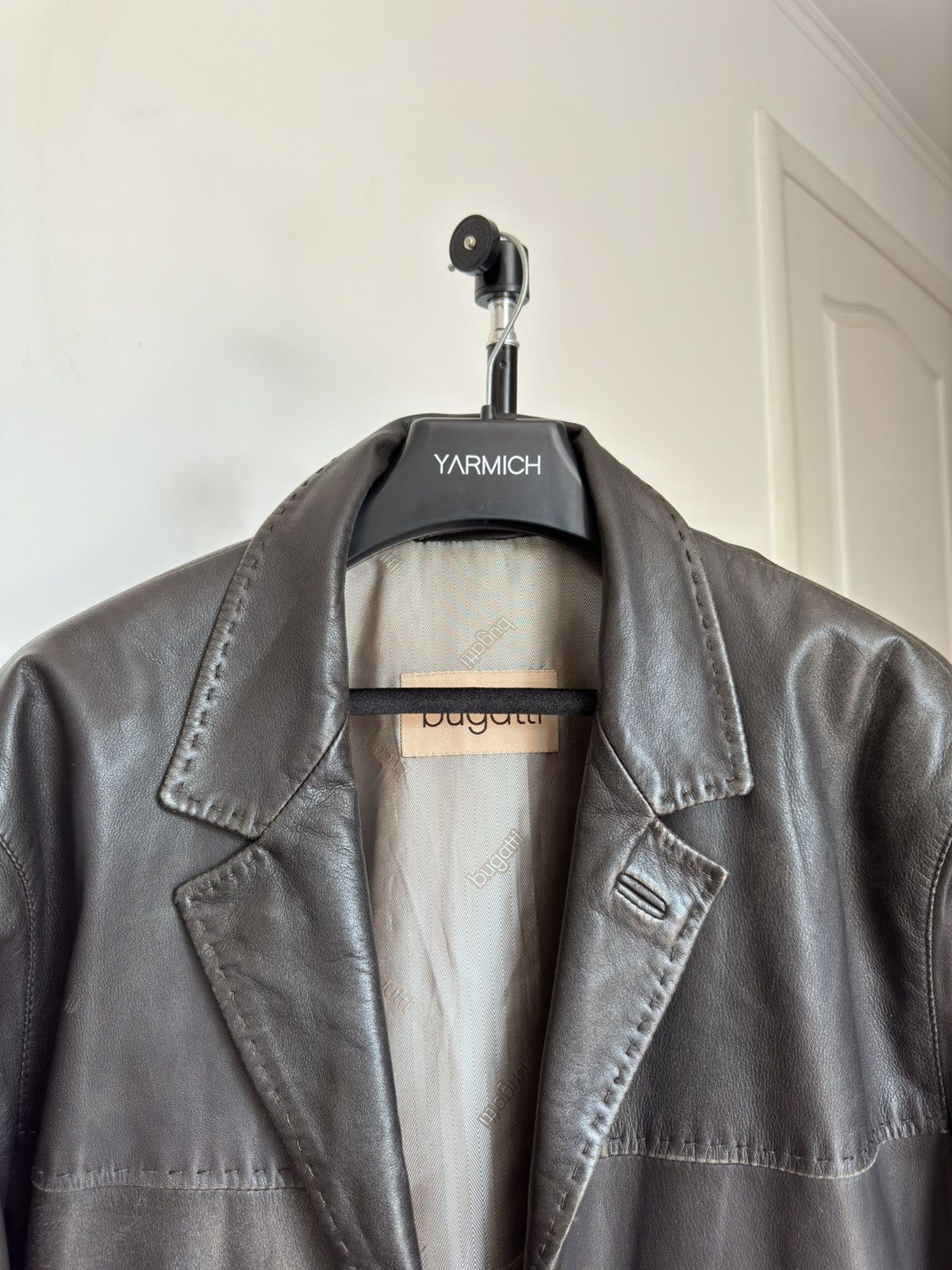 Bugatti Vintage Bugatti Leather Black Jacket Size US XL / EU 56 / 4 - 2 Thumbnail