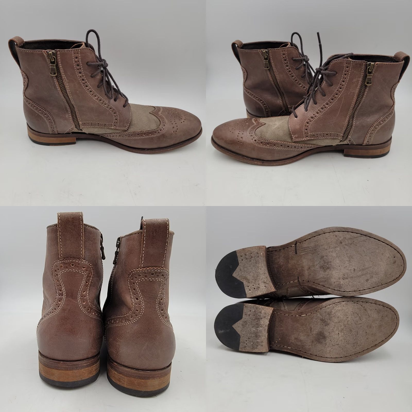 John Varvatos Collection Hiking Boot Size EU 44 USA 11 John Varvatos Varvatos 2132 VIP Cap Toe Boots – Fall 2013  main image 2