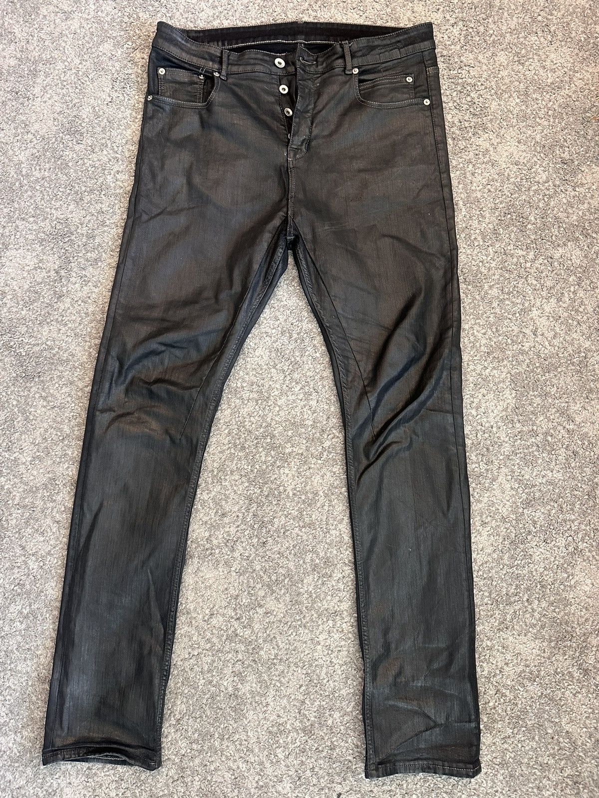 Rick Owens × Rick Owens Drkshdw Rick Owens Detroit Cut Black Wax