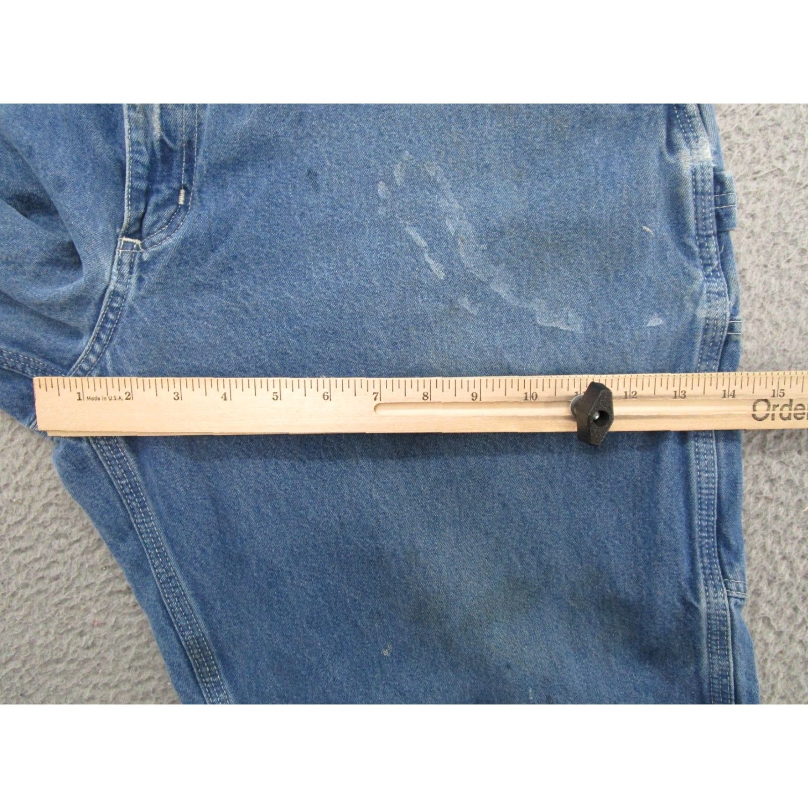 Carhartt VTG Carhartt Jeans DST Original Fit 38x28 Blue Men Read Skater Workwear Trousers B13 DST Reg Straight 38 Mens Size US 38 / EU 54 - 7 Thumbnail