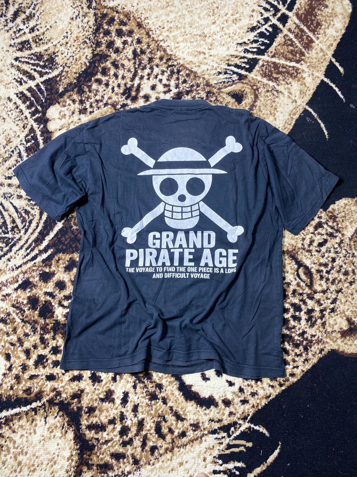 Anime × Cartoon Network × Vintage “RARE” Vintage Onepiace Difficult Voyage Tee Size US L / EU 52-54 / 3 - 3 Thumbnail