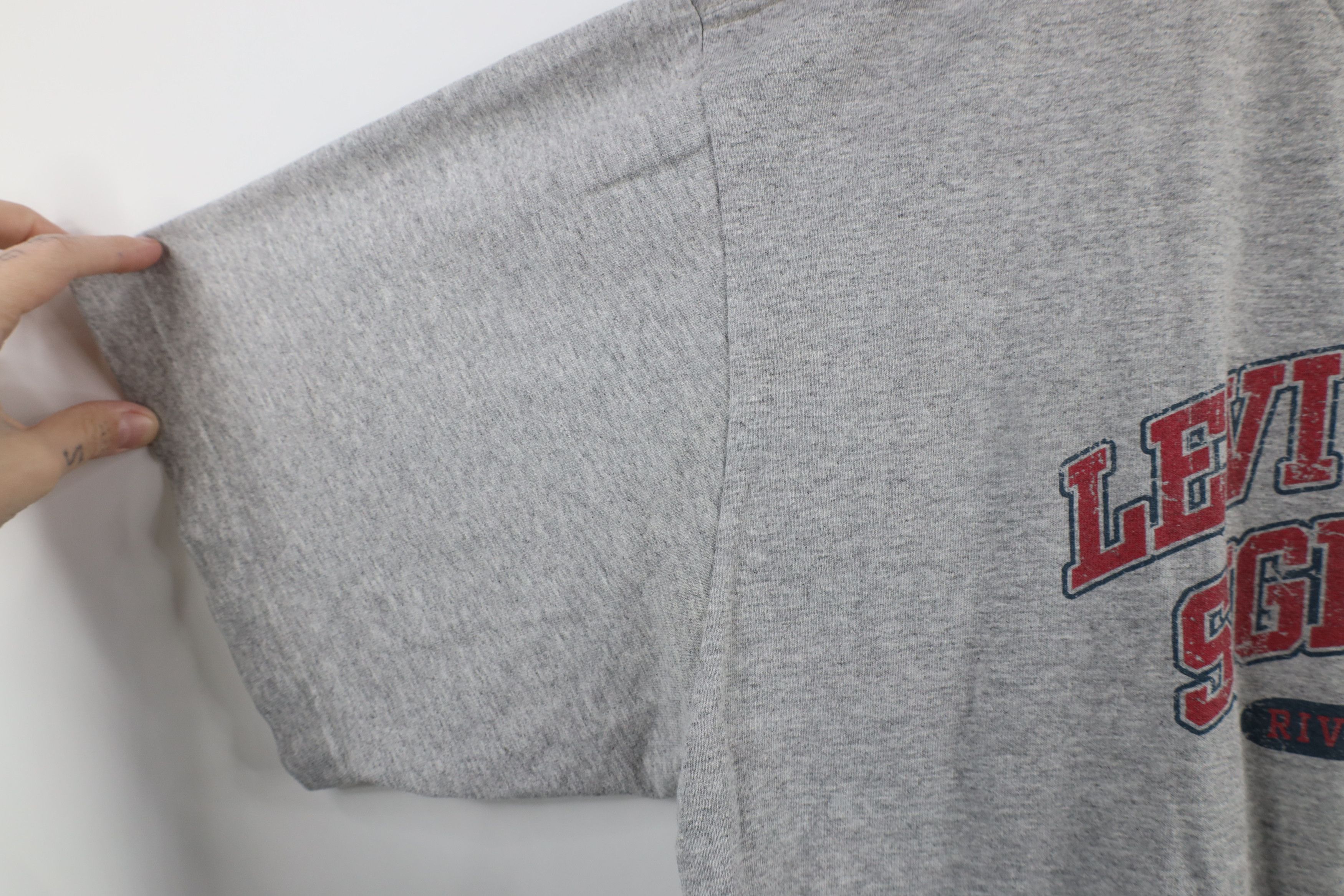 Levi's × Vintage Vintage 90s Levis Spell Block Letter Short Sleeve T-Shirt Size US XXL / EU 58 / 5 - 6 Thumbnail