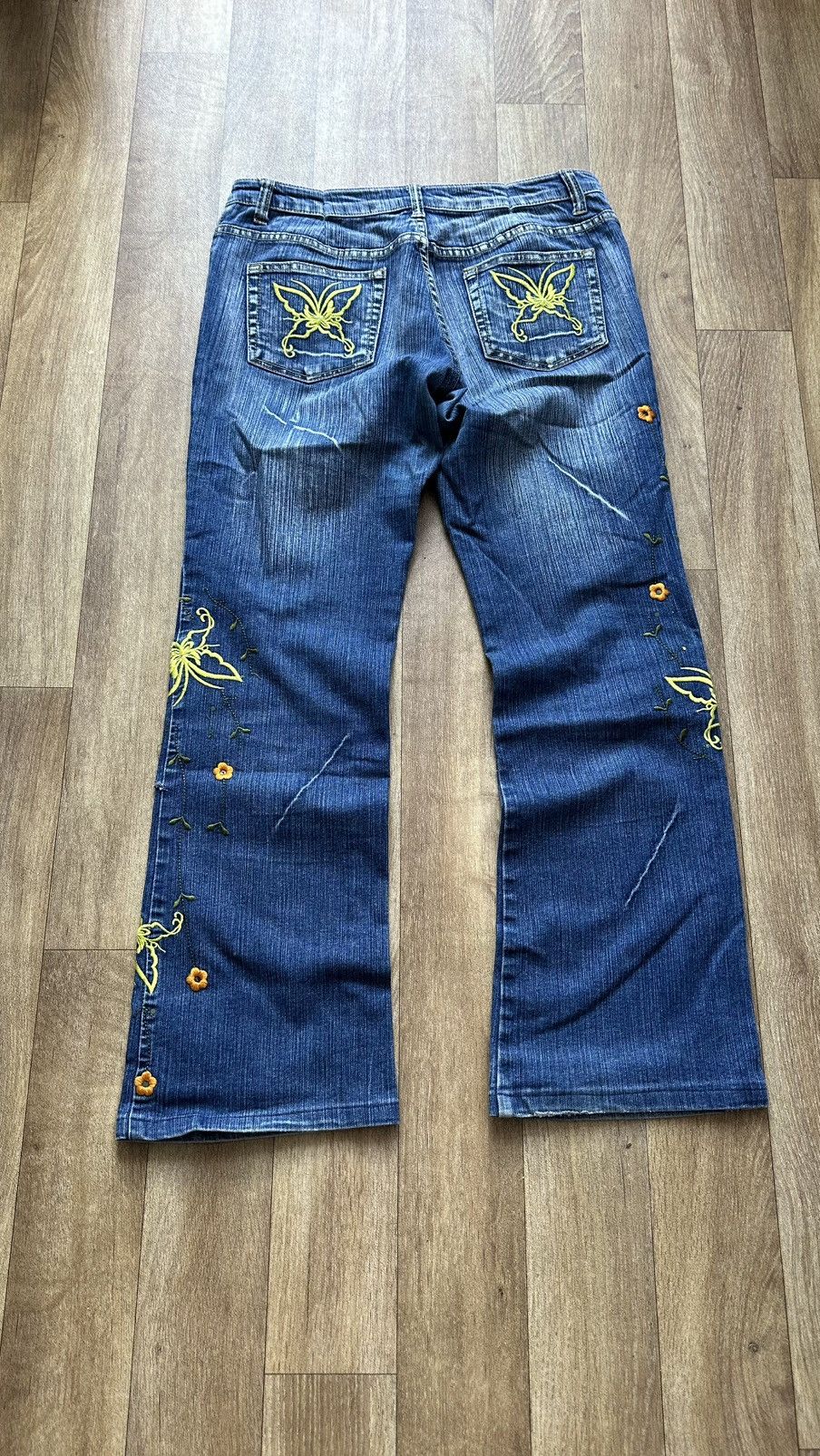 Japanese Brand × Jean × Vintage FLARE VINTAGE FROLIC BOOTCUT FADED JEANS DENIM PANTS Size 32" / US 10 / IT 46 - 1 Thumbnail