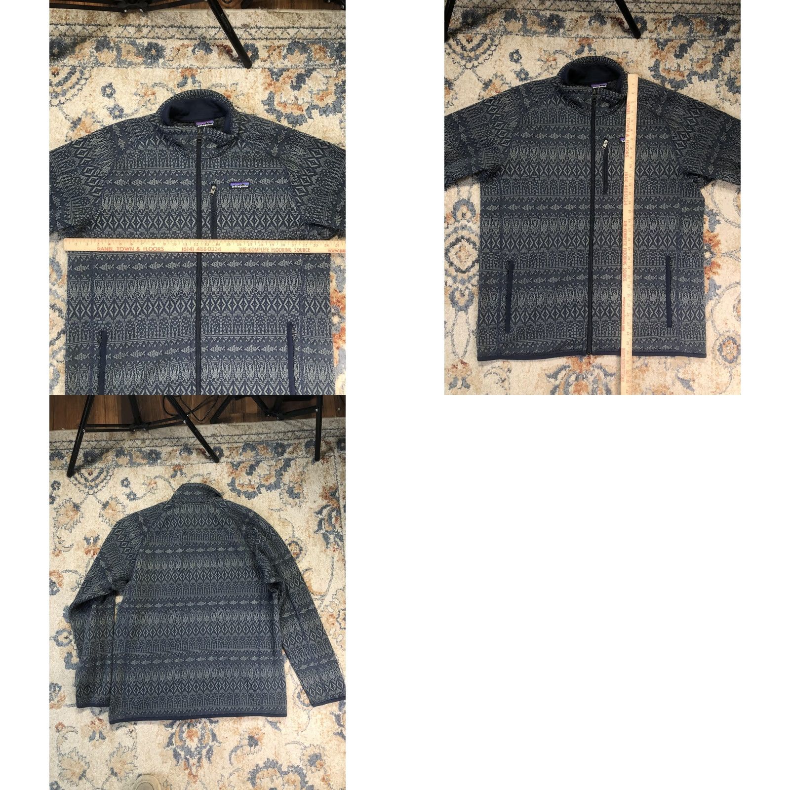 Patagonia Patagonia Jacket Mens XL Blue Better Sweater Fleece Full Zip Fair Isle Pattern Size US XL / EU 56 / 4 - 8 Thumbnail
