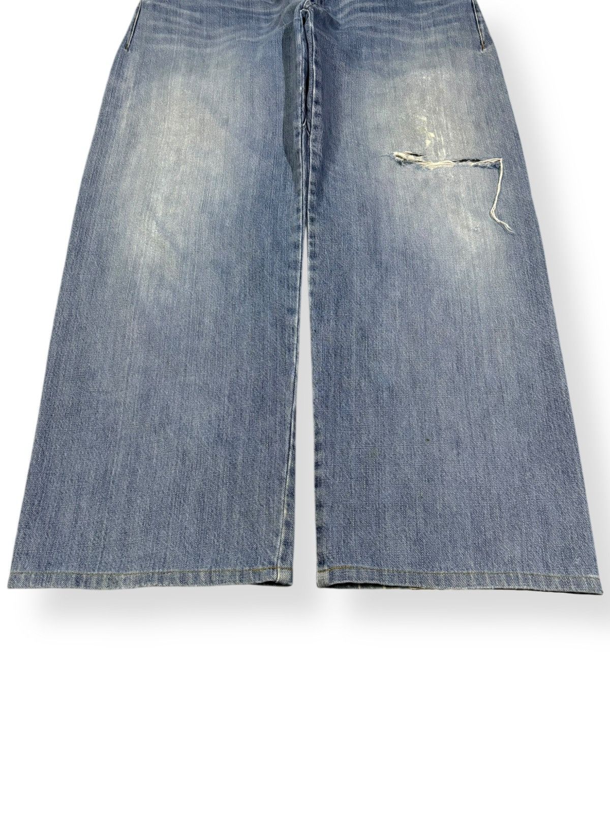 Oakley Y2K Oakley Software Industrial Denim Baggy Distressed Jeans Size US 36 / EU 52 - 6 Thumbnail