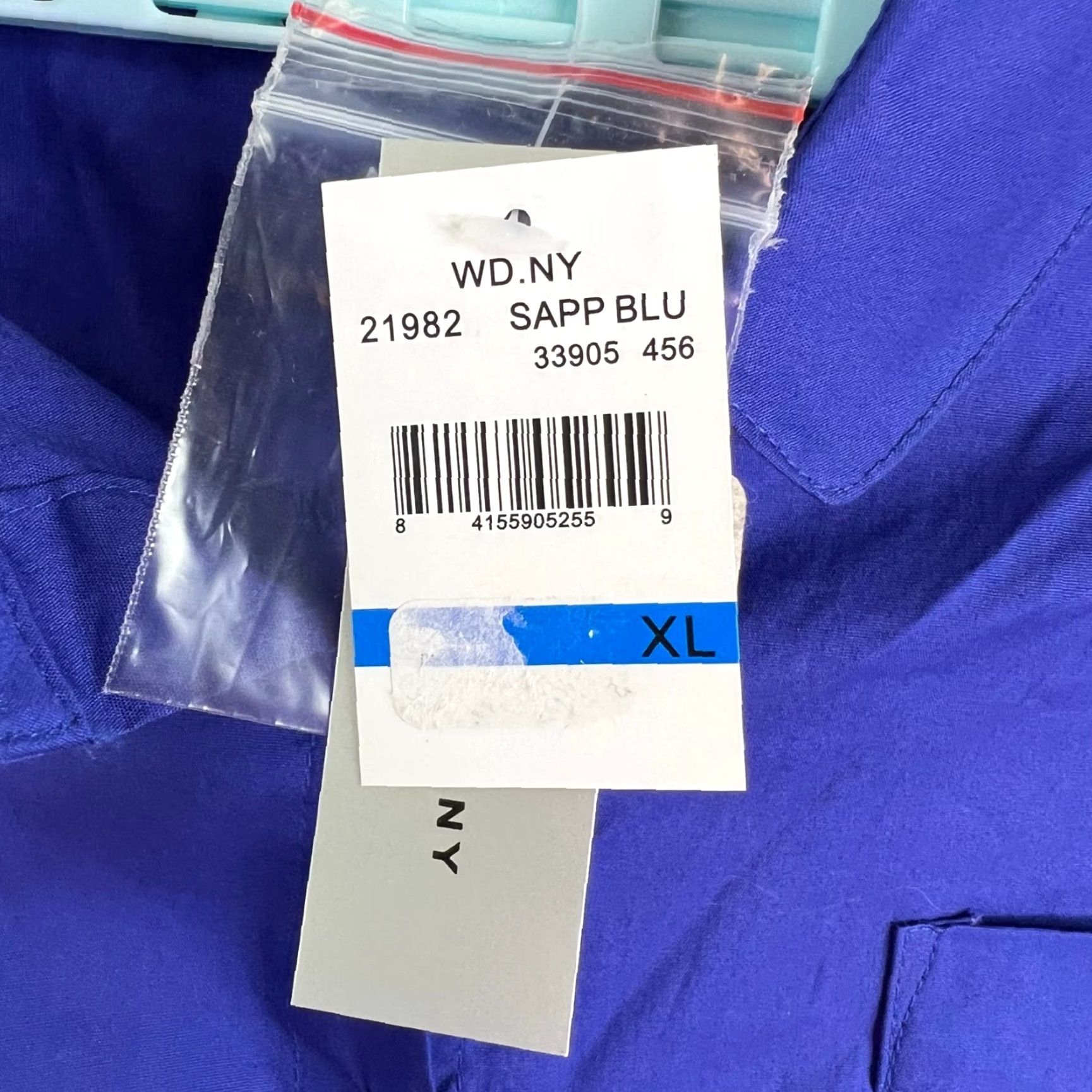 Vintage VINTAGE WDNY Women's Button-Up Shirt XL Blue Pockets 90s Casual Top Size XL / US 12-14 / IT 48-50 - 5 Thumbnail