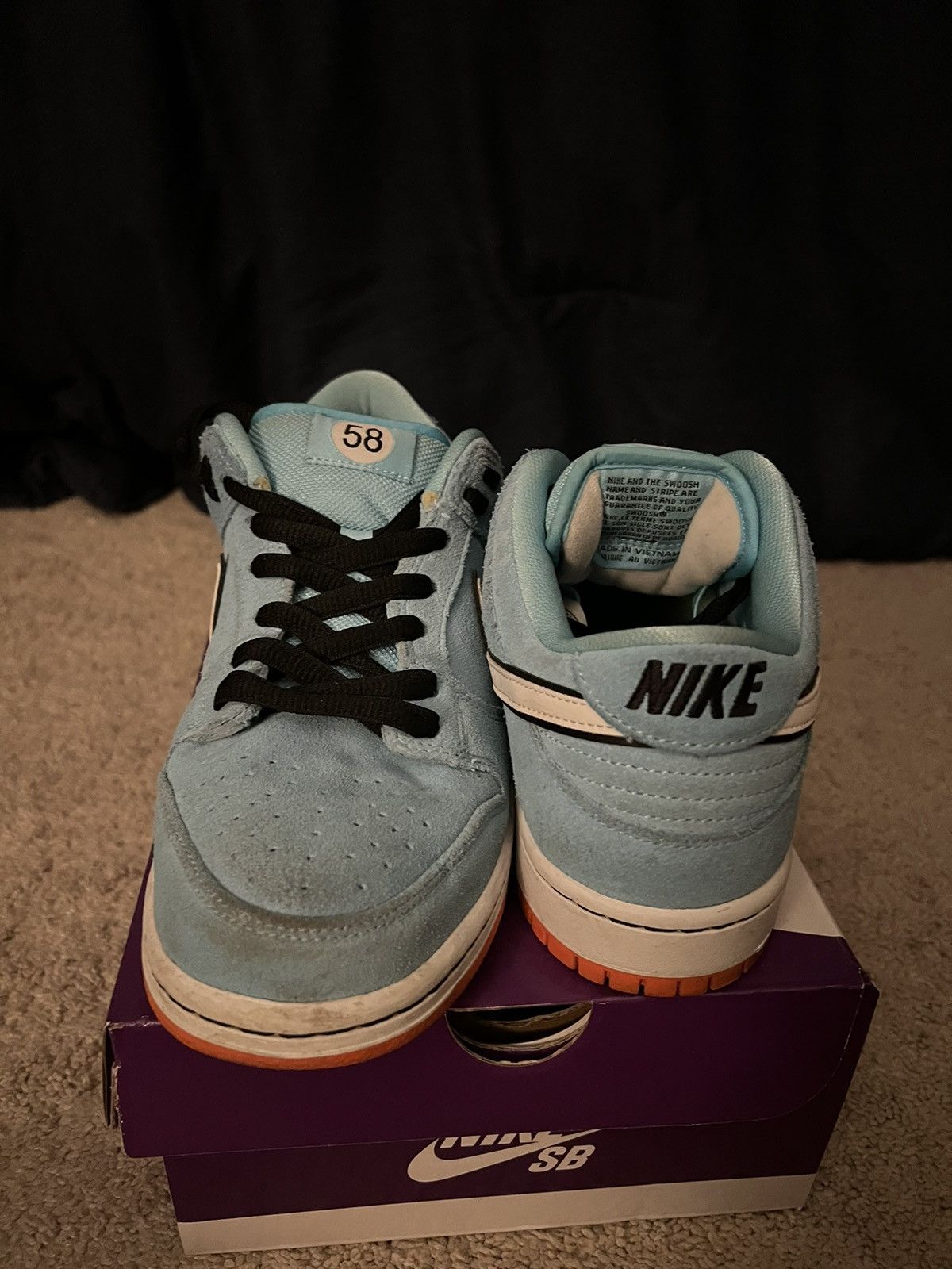 Nike Nike SB Dunk Low Club 58 Gulf Size US 9 / EU 42 - 3 Thumbnail