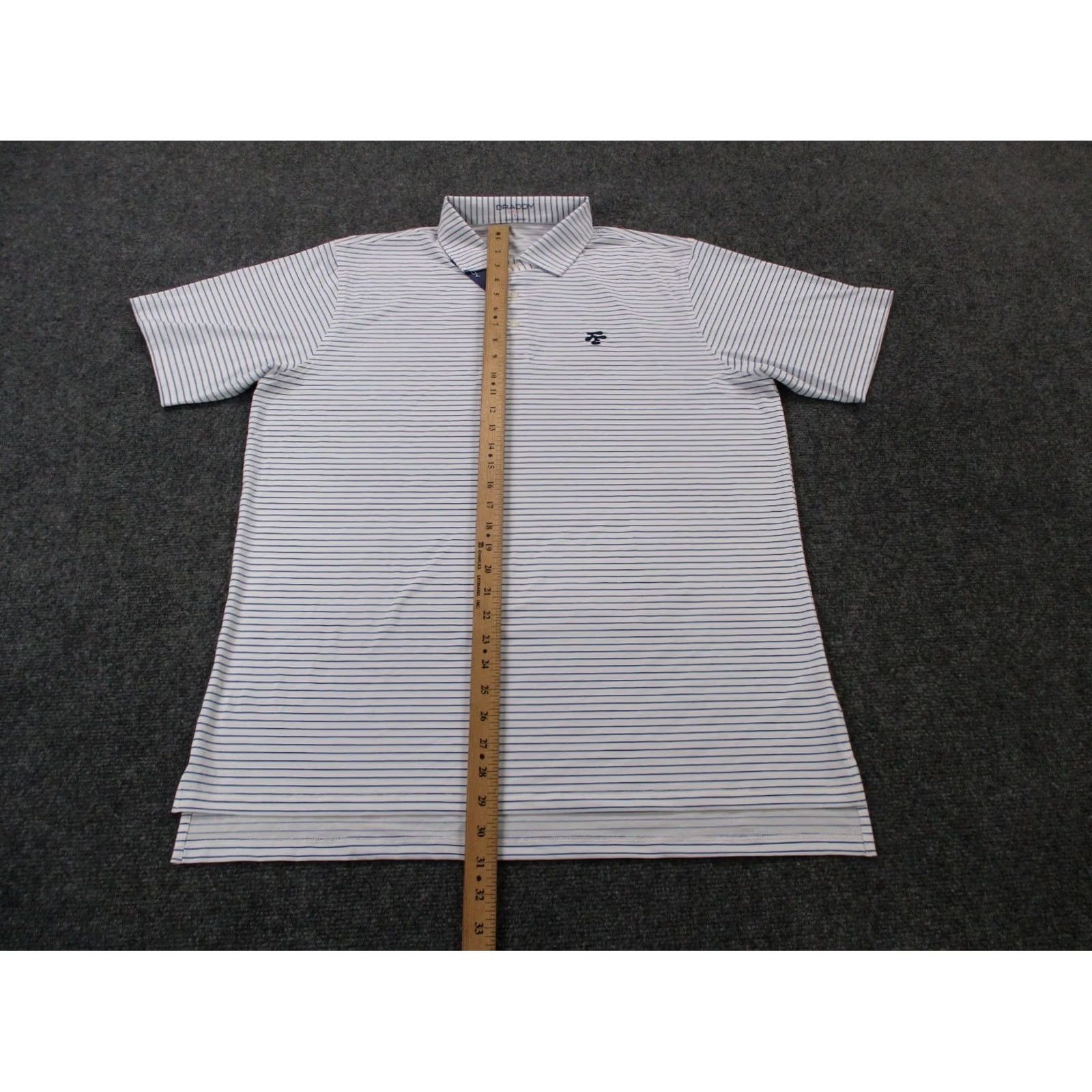 Vintage Draddy Sport Shirt Mens L White Polo Golf Performance Stretch NEW Size US L / EU 52-54 / 3 - 3 Thumbnail