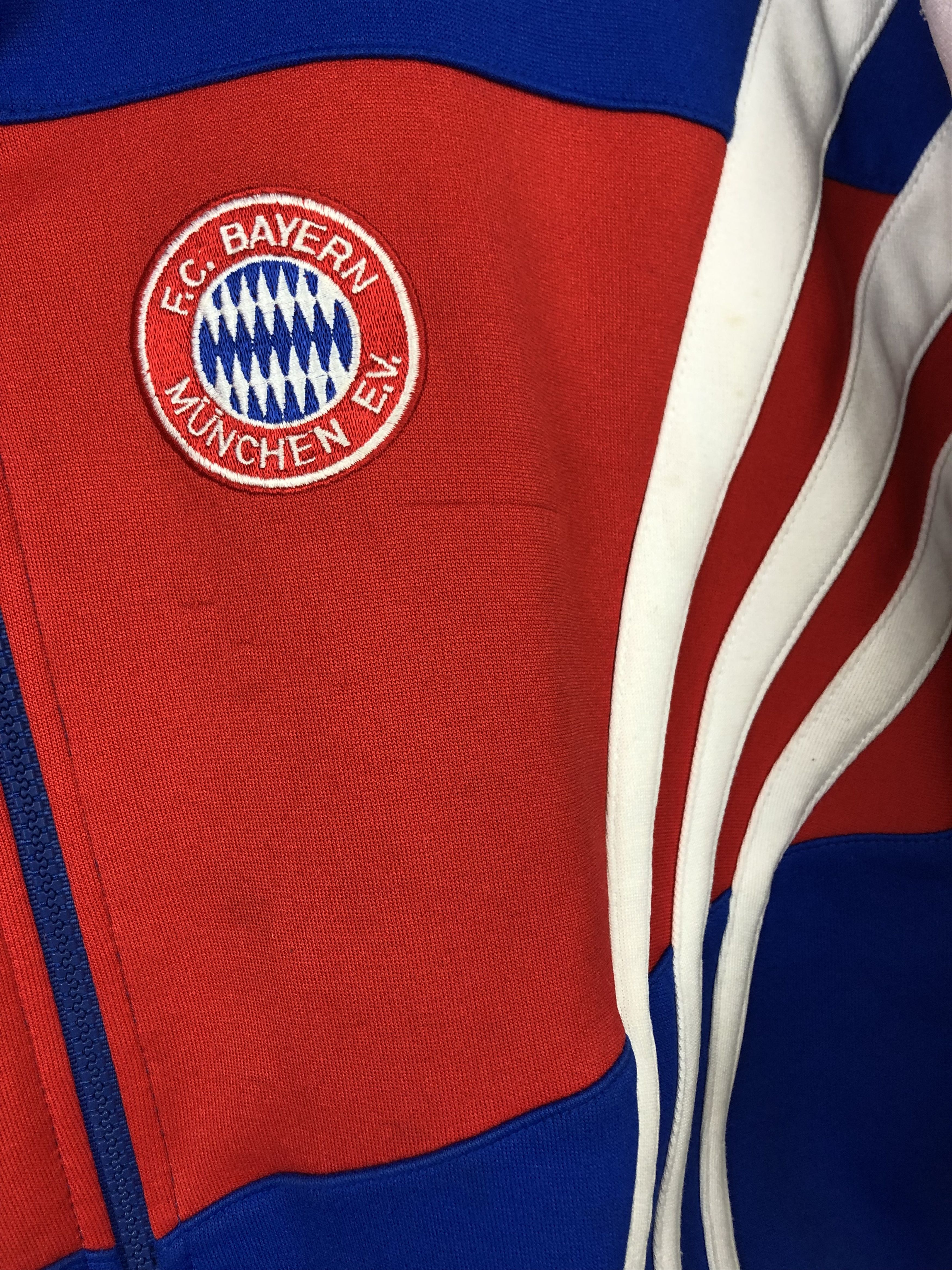 Adidas Vintage Bayern Munich Football Jacket Soccer Sweatshirt Size US M / EU 48-50 / 2 - 8 Thumbnail