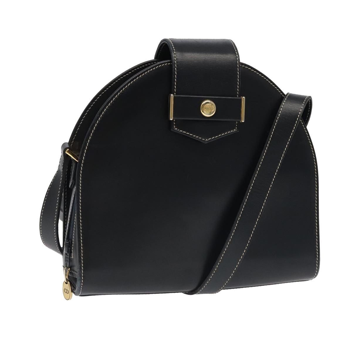 Dior DIOR Shoulder Bag Leather Black Gold Size ONE SIZE - 1 Thumbnail