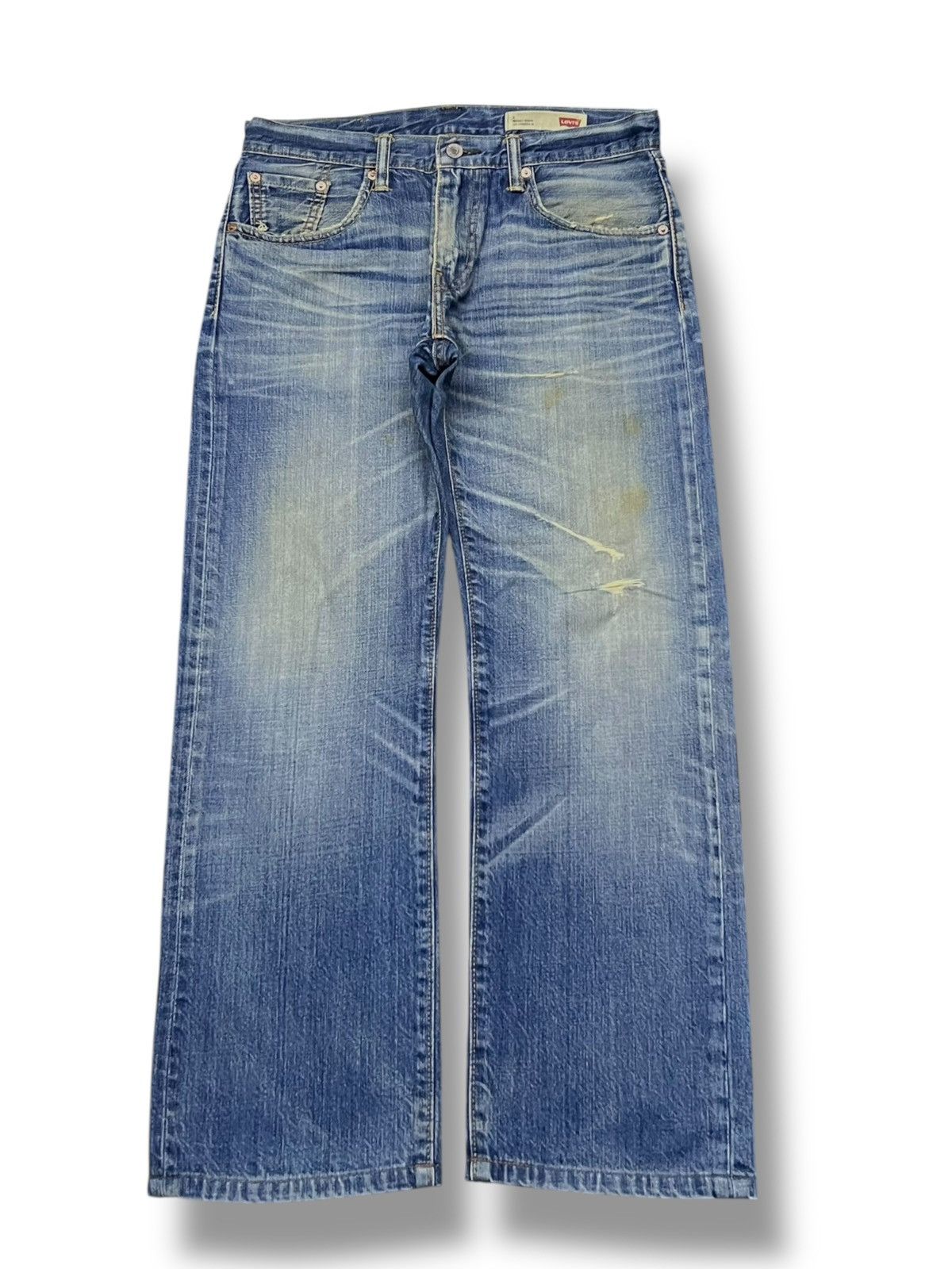 Levi's Vintage Levi’s 502 - Faded Whisker Wash, Distressed Denim Size US 32 / EU 48 - 2 Thumbnail
