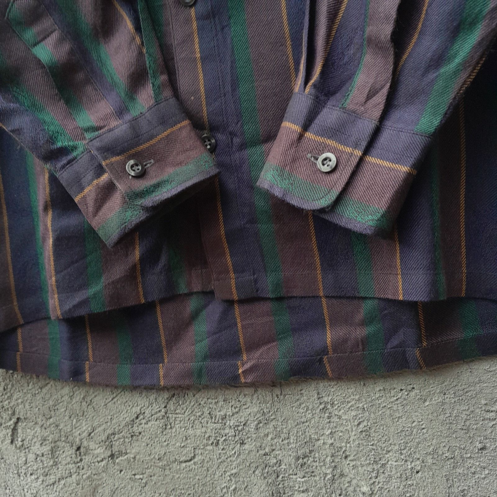 Vintage Relaxin Vintage 90s Striped Long Sleeve Shirt Size L Size US L / EU 52-54 / 3 - 6 Thumbnail