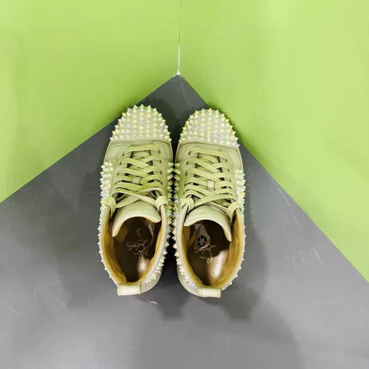 Christian Louboutin Christian Louboutin Red Sole Pearl Studded Shoes K15 Size US 6.5 / EU 39-40 - 6 Thumbnail