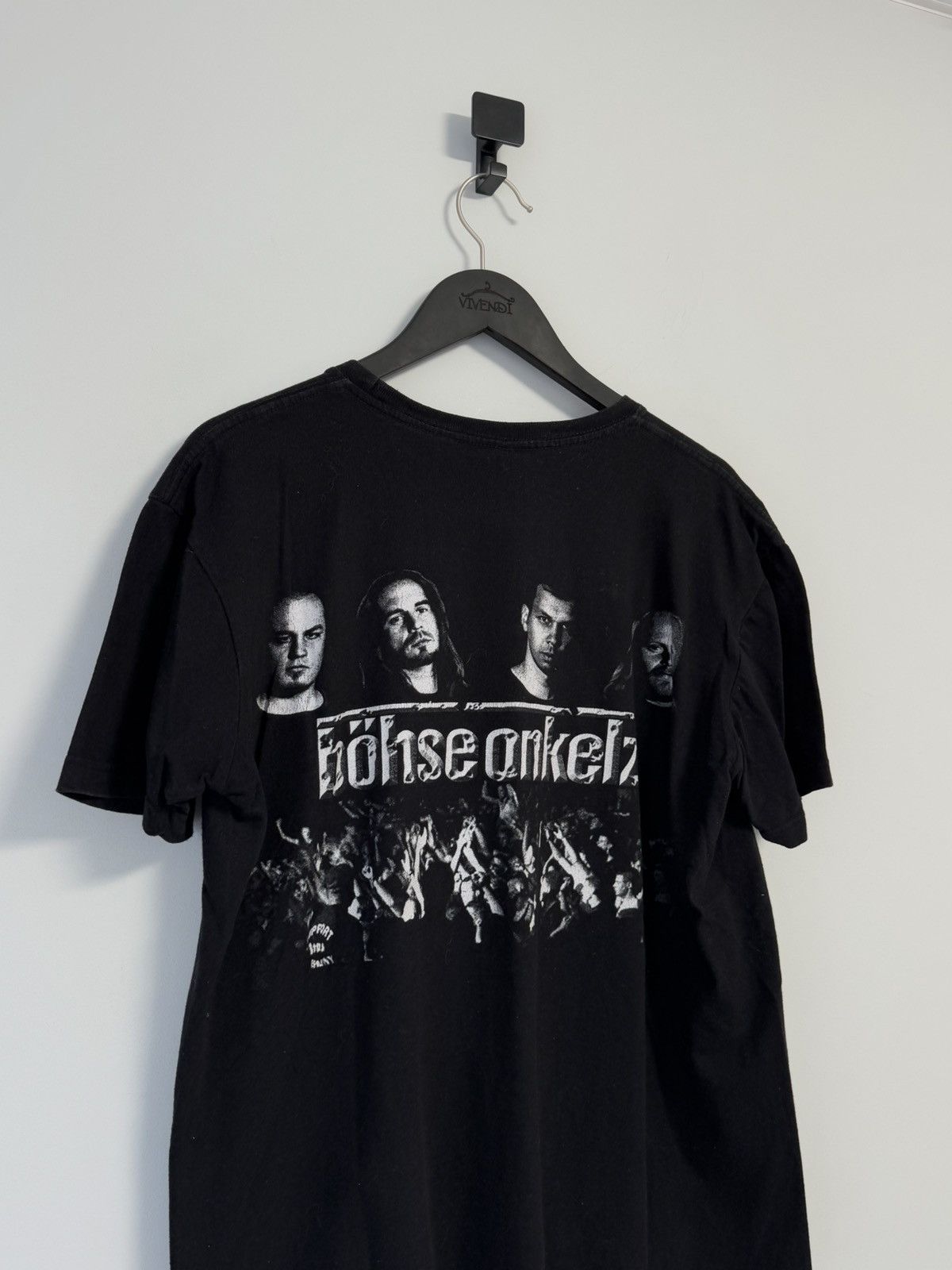 Designer × Japanese Brand × Vintage Vintage Bohse Onkelz Rock Band T-Shirt Black Big Logo Size US L / EU 52-54 / 3 - 9 Thumbnail