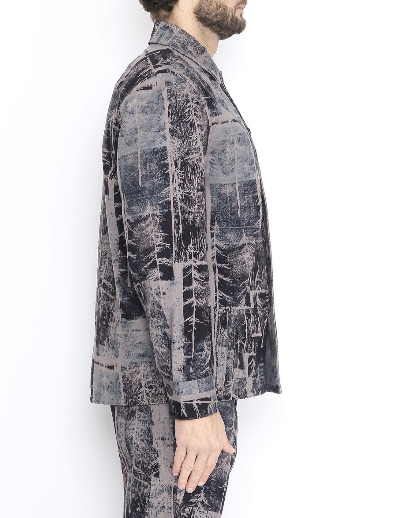 Paul Smith !DS! FW22 Paul Smith Grey Forest Summer Overshirt Jacket Size US M / EU 48-50 / 2 - 6 Thumbnail