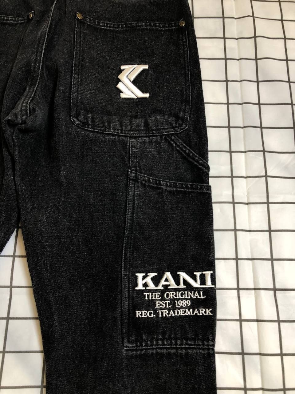 Karl Kani Karl KANI Cargo Denim Jeans Embroidered Logo Multipocket Size US 30 / EU 46 - 17 Thumbnail