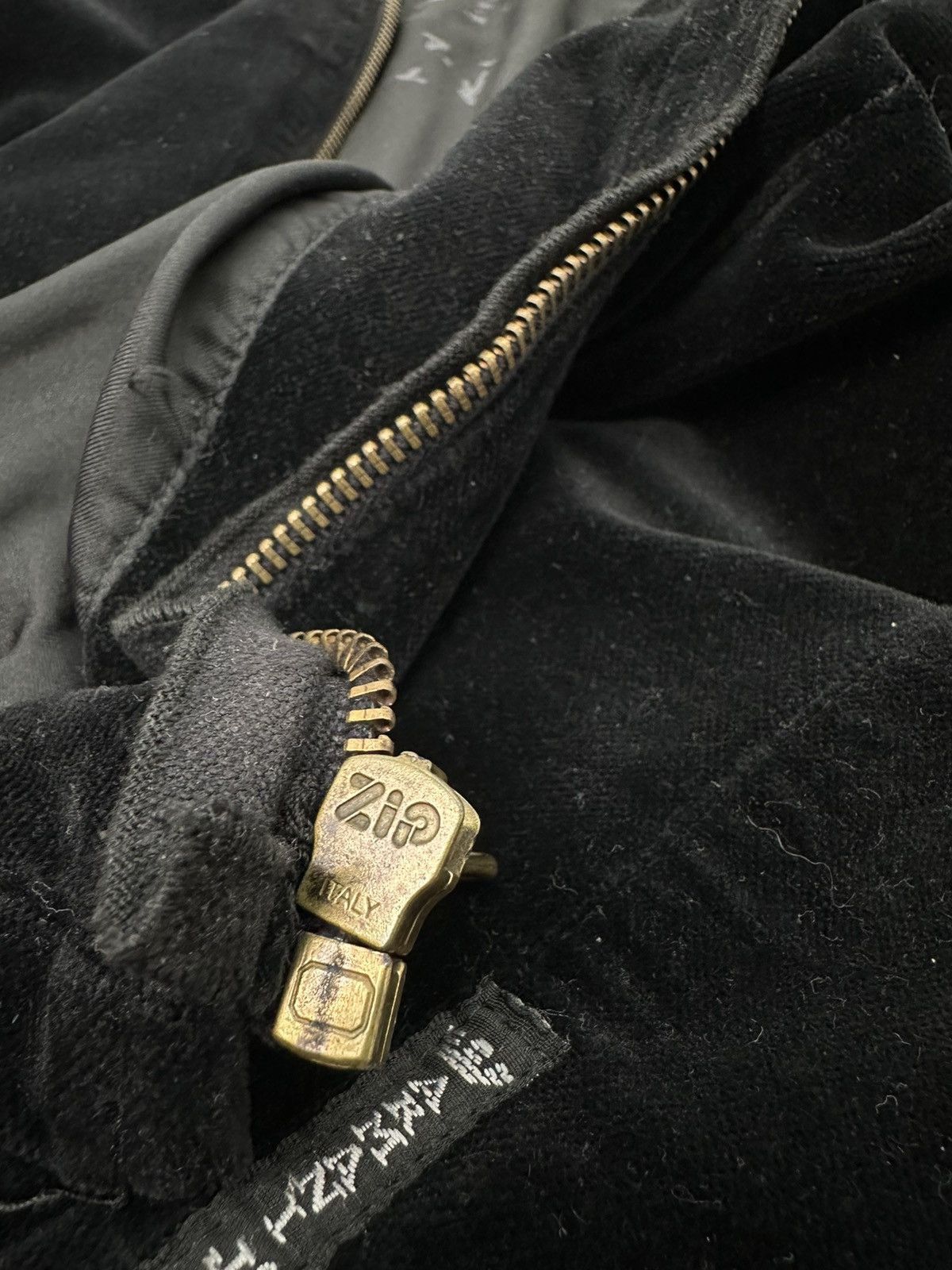 Armani × Giorgio Armani × Vintage 90s ARMANI JEANS Full Zip Velour 