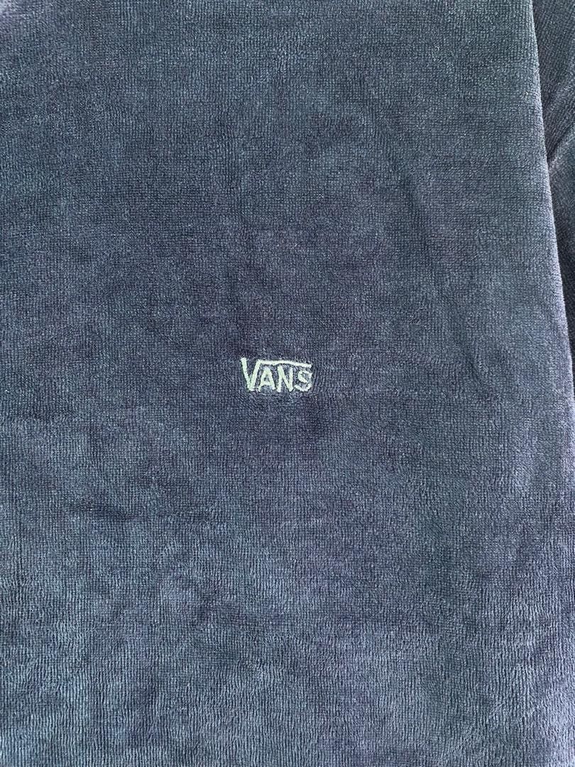 Vans × Vintage Rare Y2K Vans light velvet varsity style jacket Size US M / EU 48-50 / 2 - 2 Thumbnail