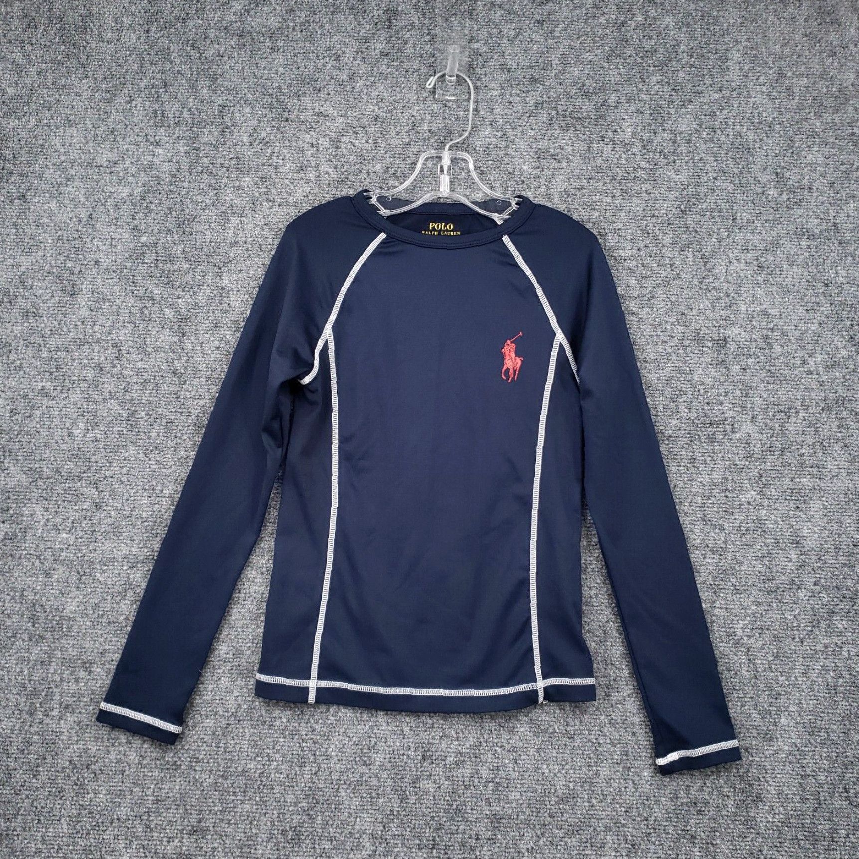 Polo Ralph Lauren Classic Blue Long Sleeve Rash Guard Swim Shirt for Small Boys by Polo Ralph Lauren Brands Grailed