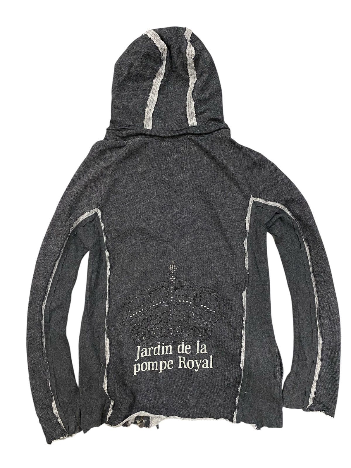 If Six Was Nine Deconstructed Raw Edge Hoodie – Asymmetrical Zip Size US M / EU 48-50 / 2 - 2 Thumbnail