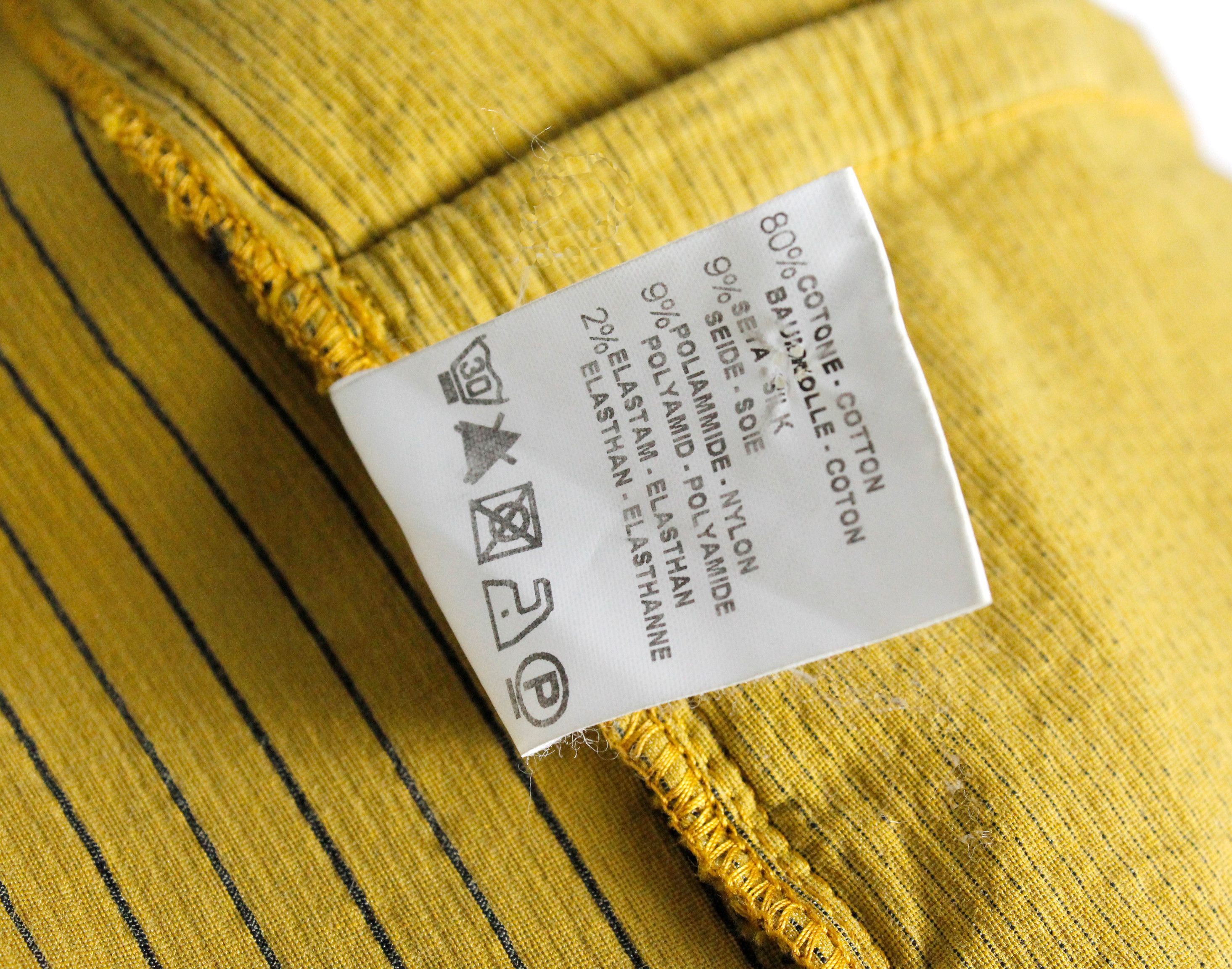 Transit × Transit Uomo Womens Transit Par-Such Gold Cotton Silk Blazer Jacket Size M / US 6-8 / IT 42-44 - 6 Thumbnail