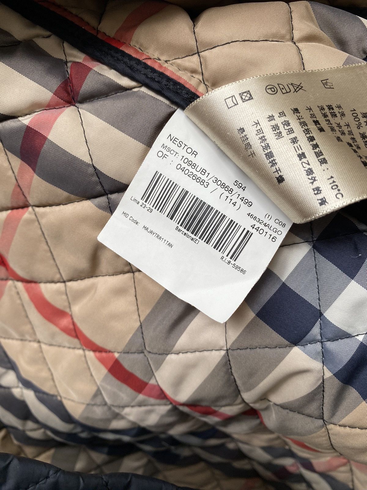 Burberry × Vintage Burberry London Quilted Light Jacket Size US XL / EU 56 / 4 - 5 Thumbnail
