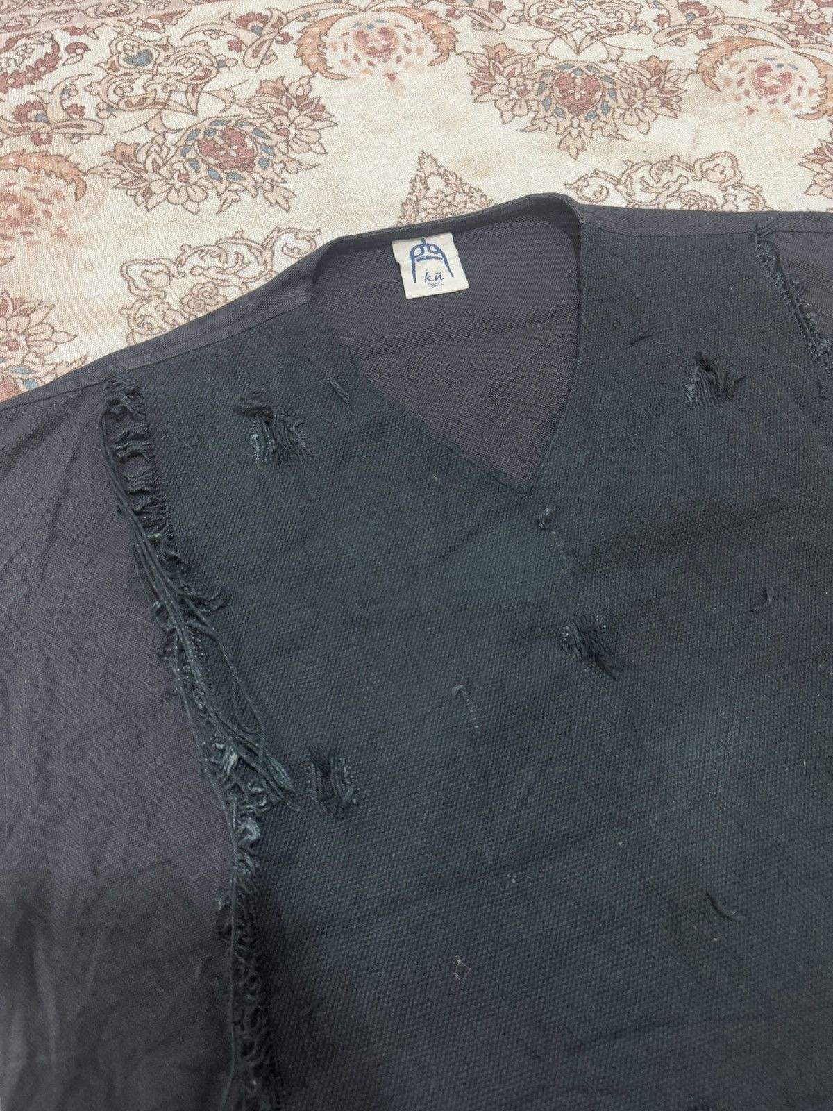 Japanese Brand × Vintage K.U Sleeveless Pullover Oversized Size US S / EU 44-46 / 1 - 3 Thumbnail
