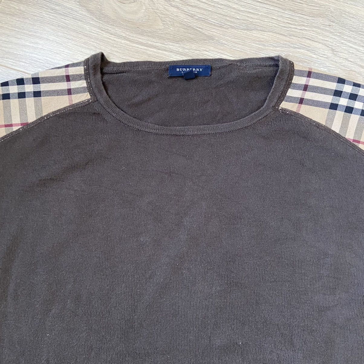 Burberry × Burberry Prorsum Burberry Nova Check Vintage Sweater Size US L / EU 52-54 / 3 - 2 Thumbnail