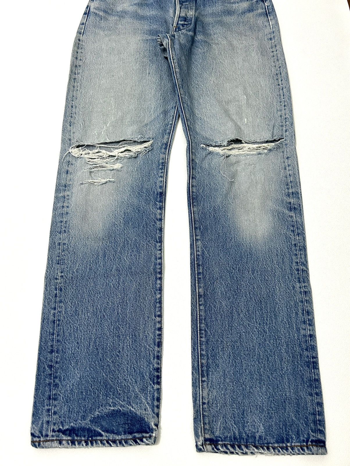 Levi's × Levi's Vintage Clothing 80s Vintage Levis 501 #522 Distressed Jeans Size US 31 - 3 Thumbnail