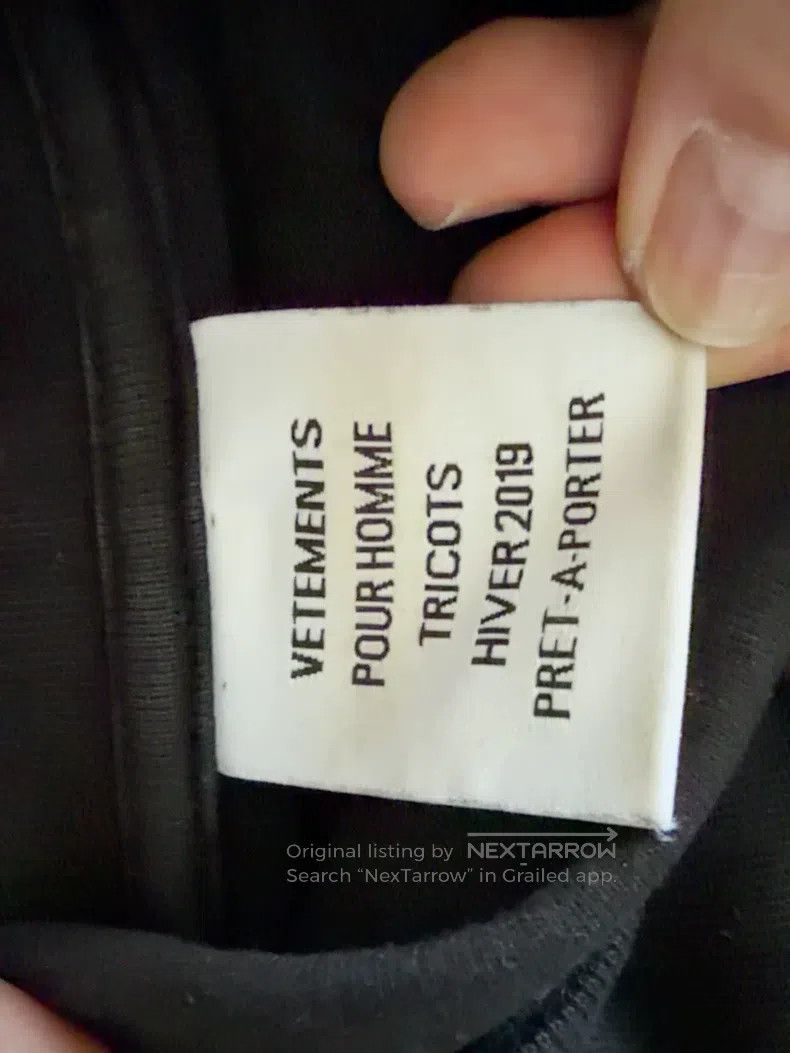 Vetements Vetements High-Neck Long-Sleeve Sweatshirt Size US XS / EU 42 / 0 - 4 Thumbnail