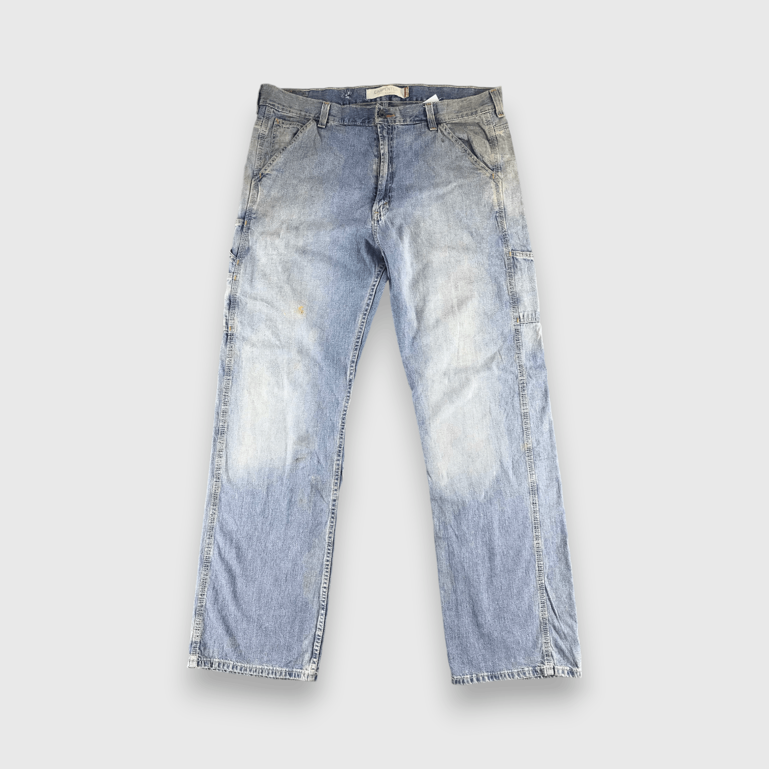 Levi's Vintage Levis 701 Carpenter Jeans Faded Blue -J575 Size US 41 - 2 Thumbnail