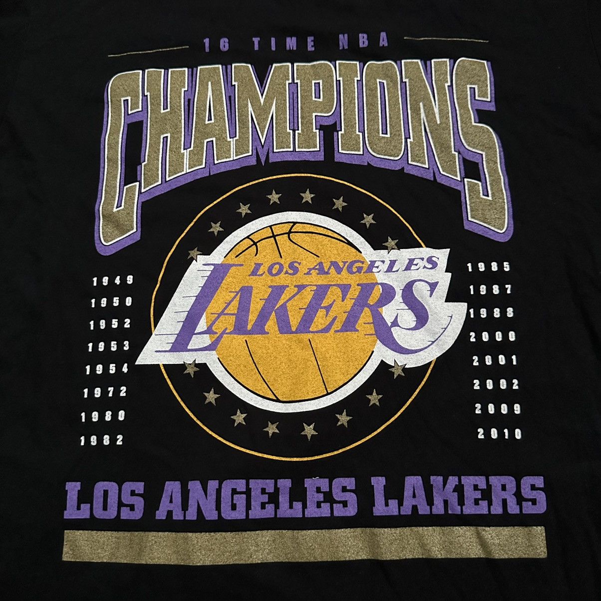 Mitchell & Ness × NBA Mitchell & Ness Los Angeles Lakers T-Shirt NBA Champions Size US M / EU 48-50 / 2 - 2 Thumbnail