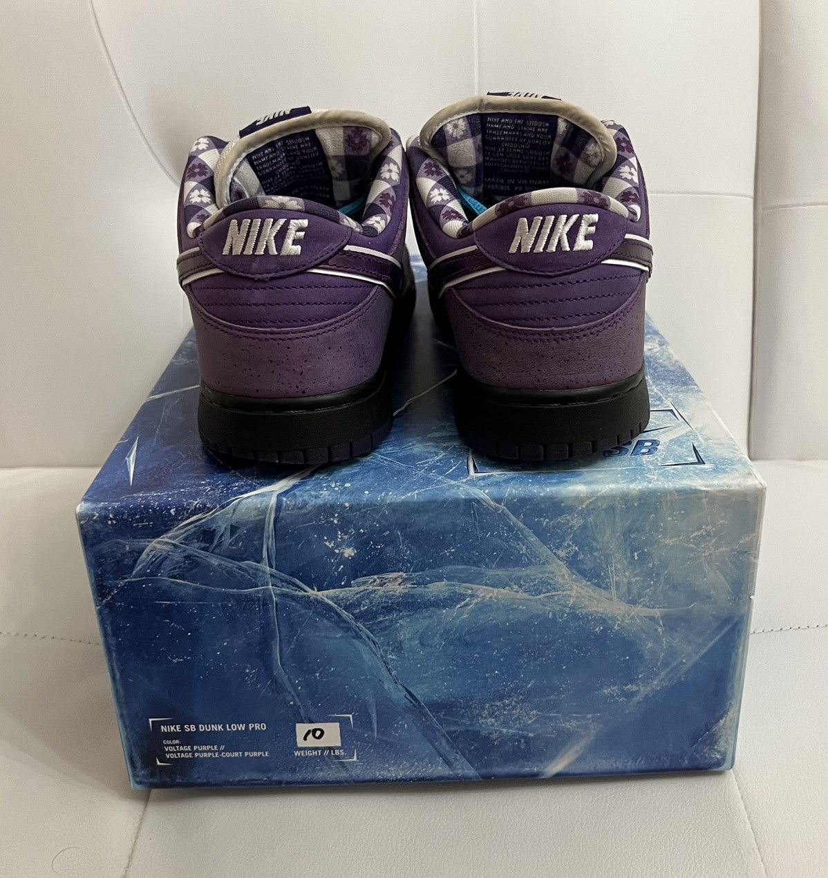 CNCPTS × Nike Nike SB Dunk Low Pro Purple Lobster Sneakers Men’s Size 10 Size US 10 / EU 43 - 4 Thumbnail