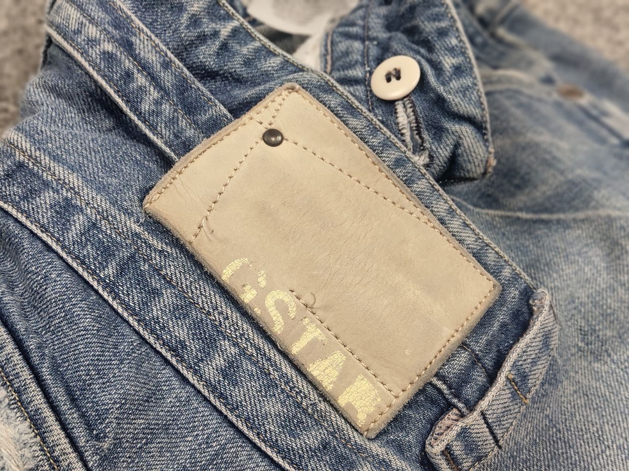 G-Star G-Star Raw Vintage Y2K Style Distressed Exper Mini Skirt Size 29" - 11 Thumbnail