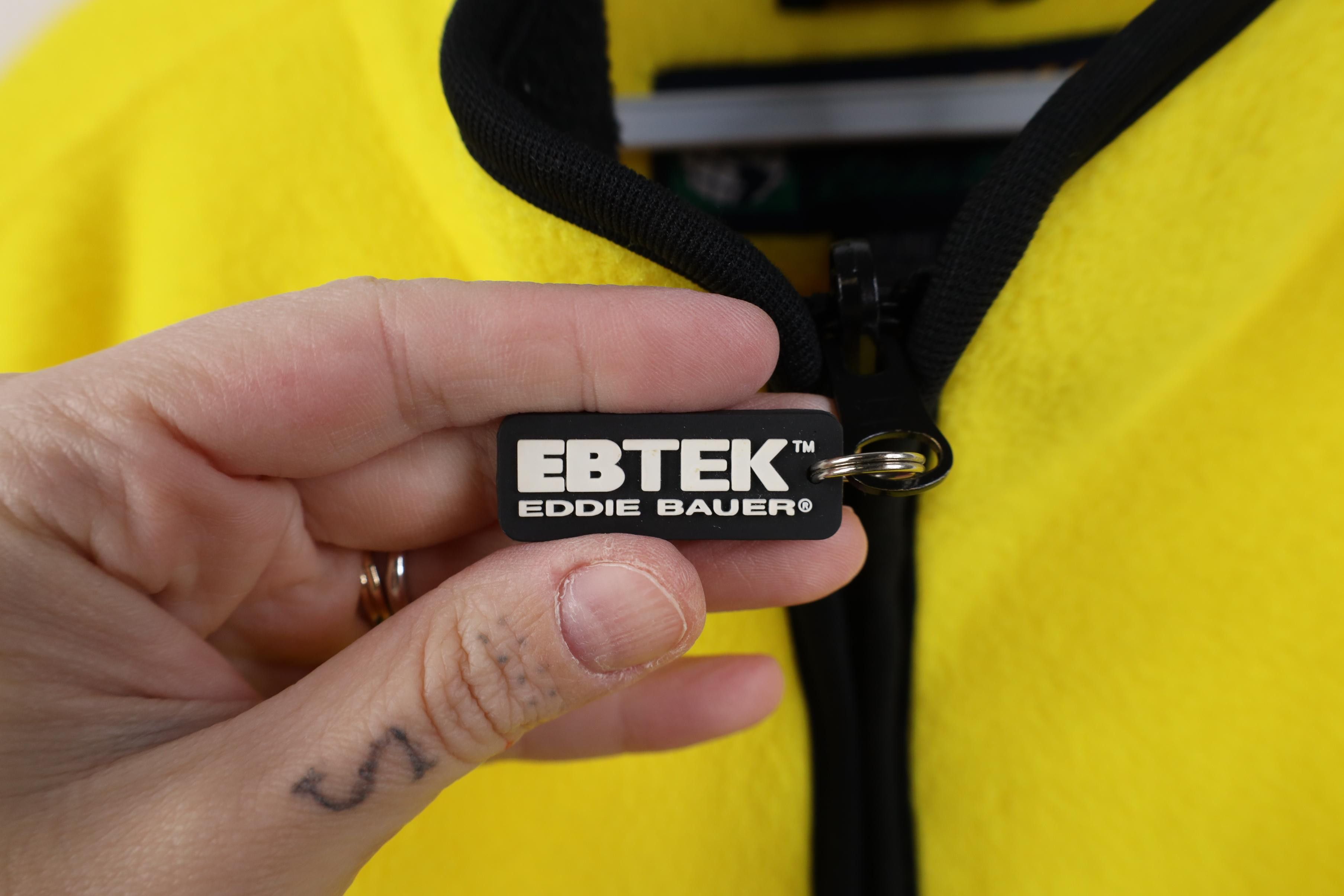 Eddie Bauer Vintage 90s Eddie Bauer EbTek Full Zip Fleece Vest Jacket Size US L / EU 52-54 / 3 - 6 Thumbnail