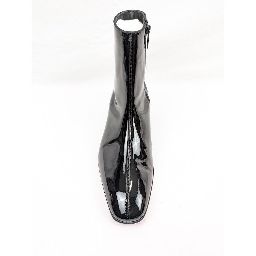 Christian Louboutin o1rshd1 Lipsiboot 35mm Patent Leather Boot in Black Size US 12 / EU 45 - 8 Thumbnail