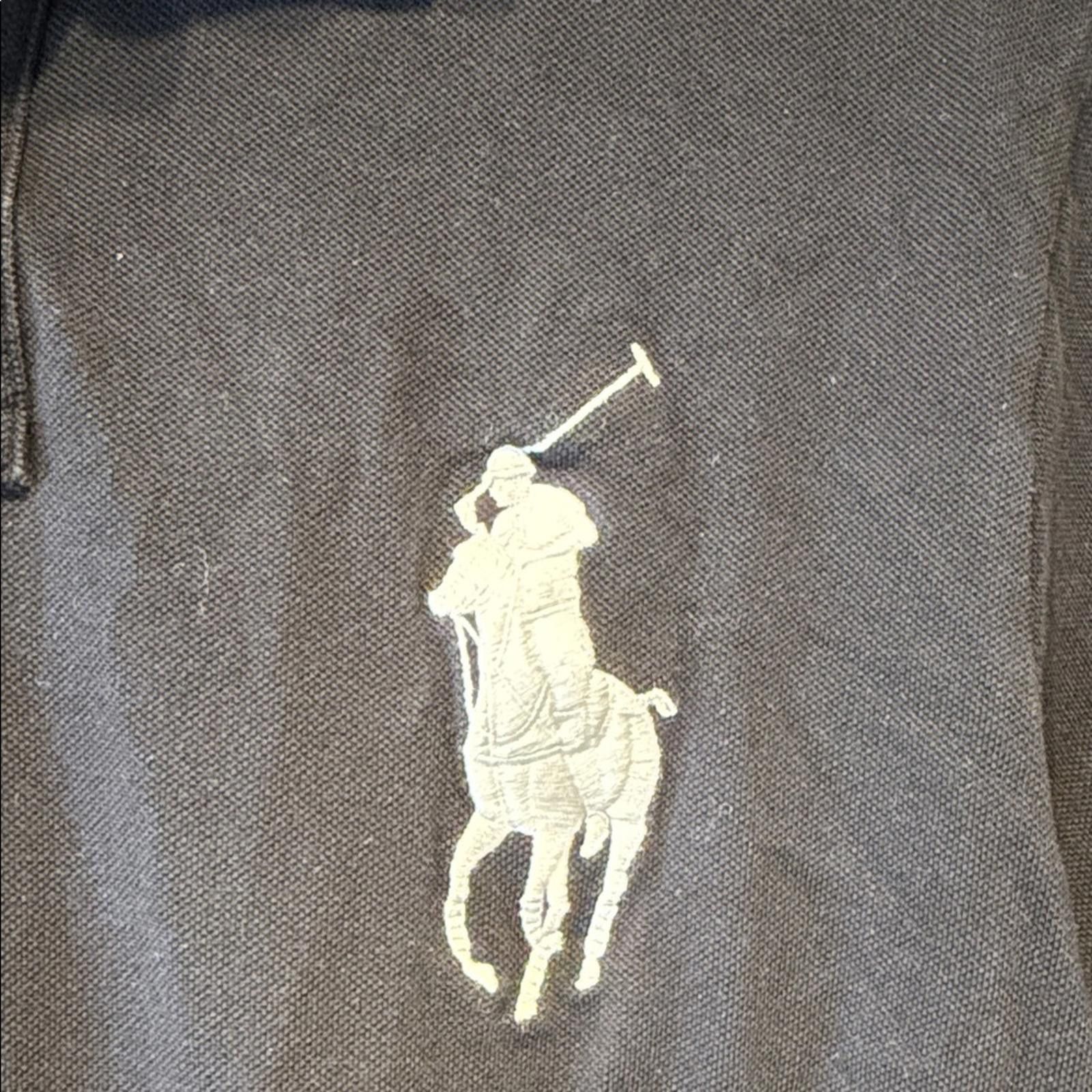 Polo Ralph Lauren Polo by Ralph Lauren Men's Black Big Pony Polo Size US L / EU 52-54 / 3 - 3 Thumbnail