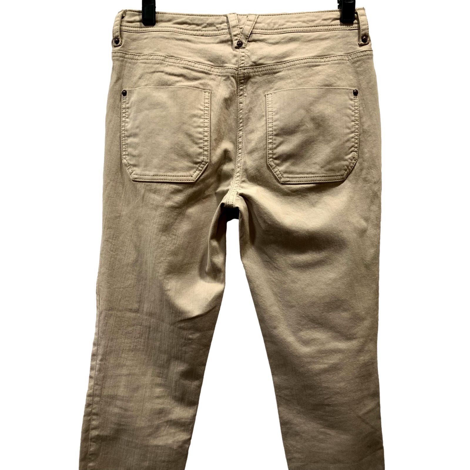 Anthropologie Anthropologie Leifsdottir Crop Ankle Jeans light khaki | 0 Size 28" / US 6 / IT 42 - 6 Thumbnail