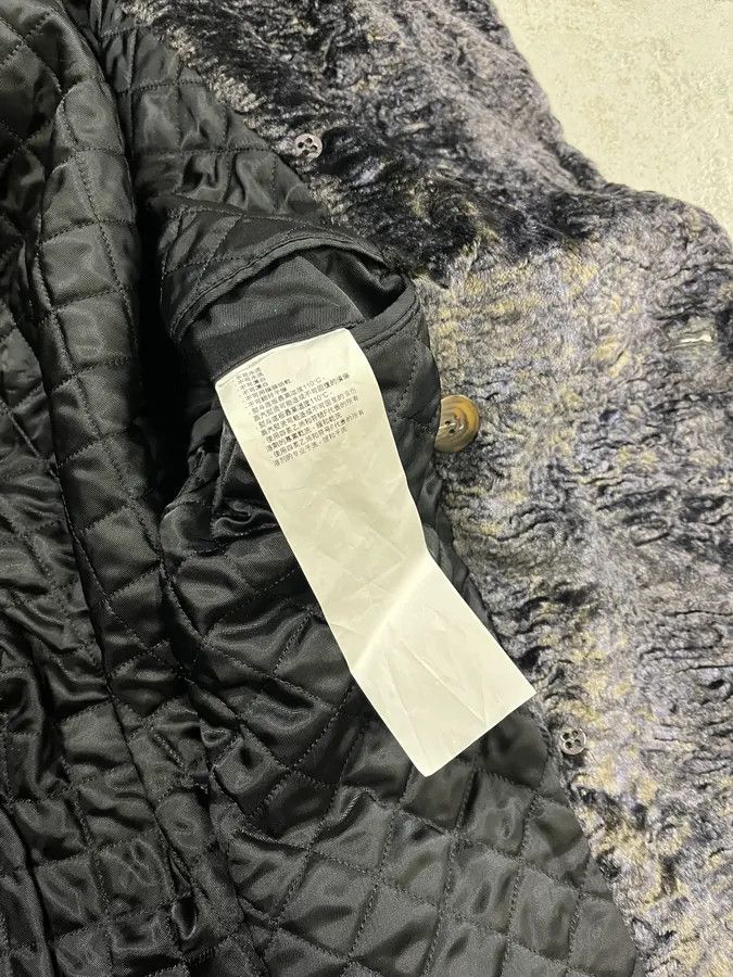 Emporio Armani 2010s Emporio Armani Iridescent Faux Fur Collar Grey Coat Size US M / EU 48-50 / 2 - 12 Thumbnail
