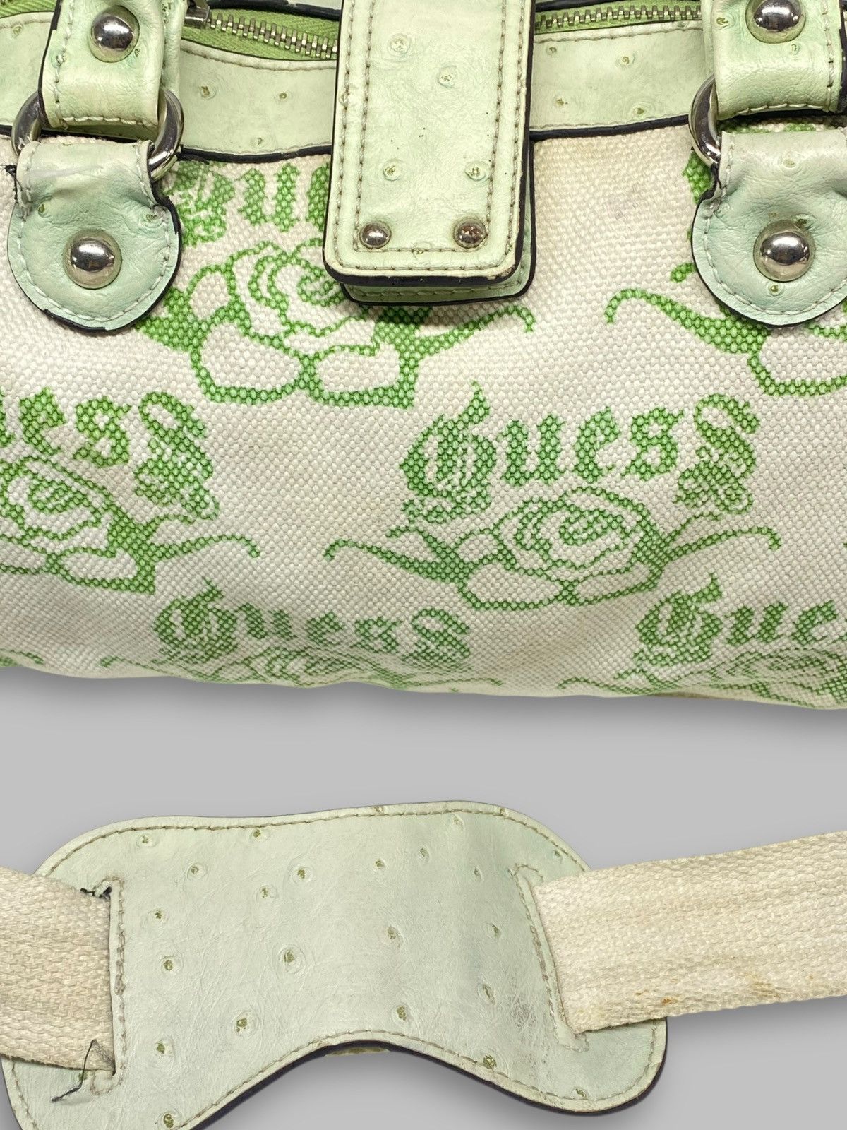 Guess 🔥 GUESS ROSE LOGO BAG Y2K GLAM GRUNGE PARIS HILTON ERA VIBES Size ONE SIZE - 3 Thumbnail