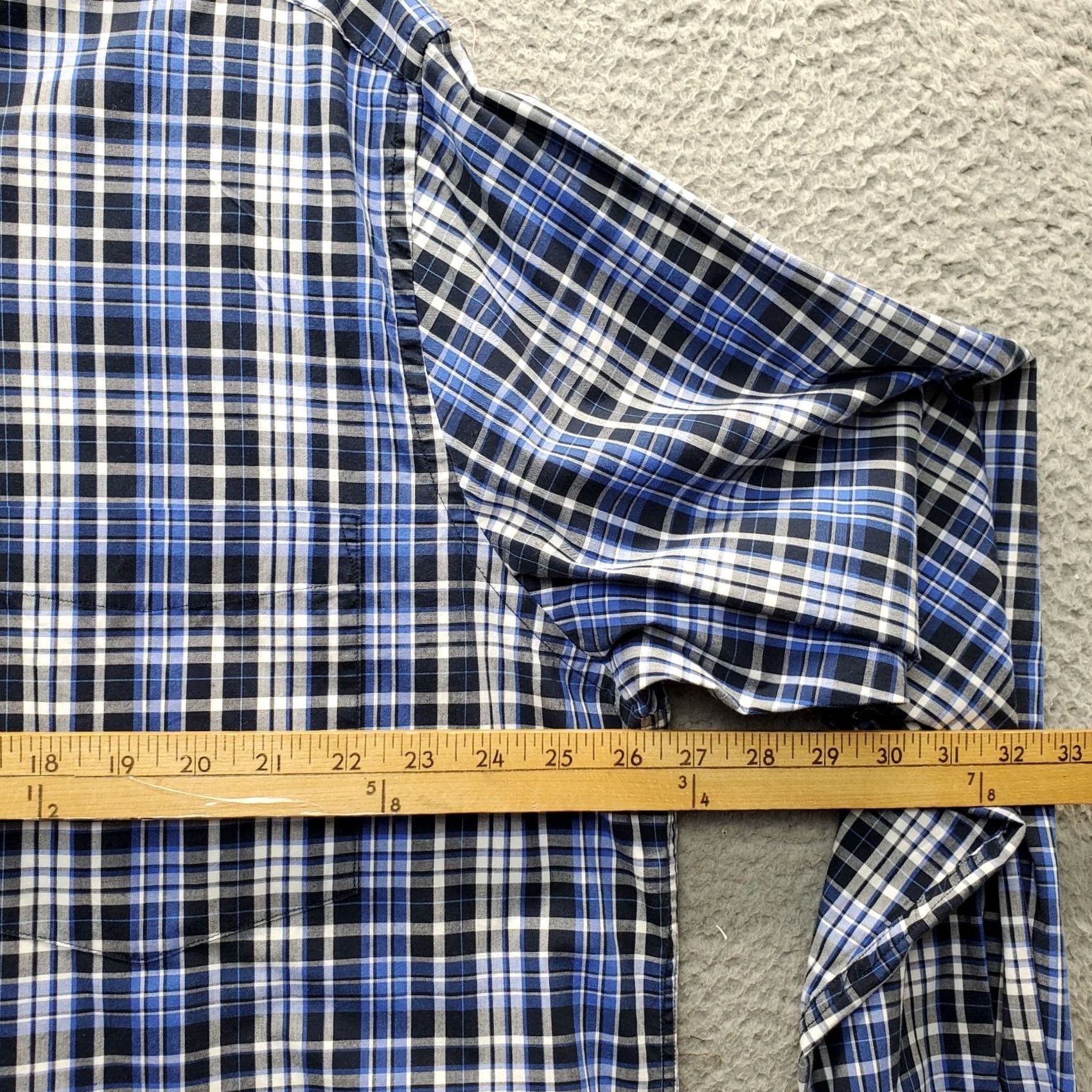 Nautica Nautica Casual Shirt Mens 2XL Multi Plaid Cotton Classic Fit Button-Down Shirt Size US XXL / EU 58 / 5 - 7 Thumbnail