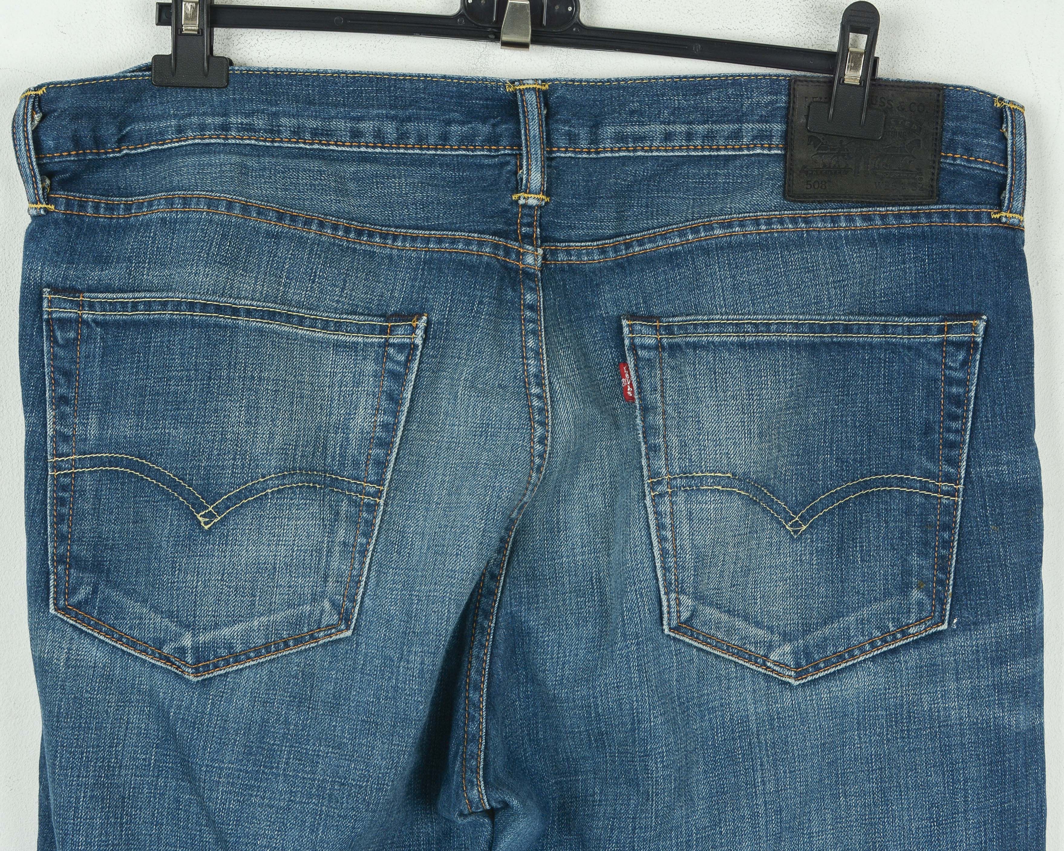 Levi's 508 Mens W36 L32 Regular Tapered Jeans Denim Pants Trousers Size US 36 / EU 52 - 5 Thumbnail
