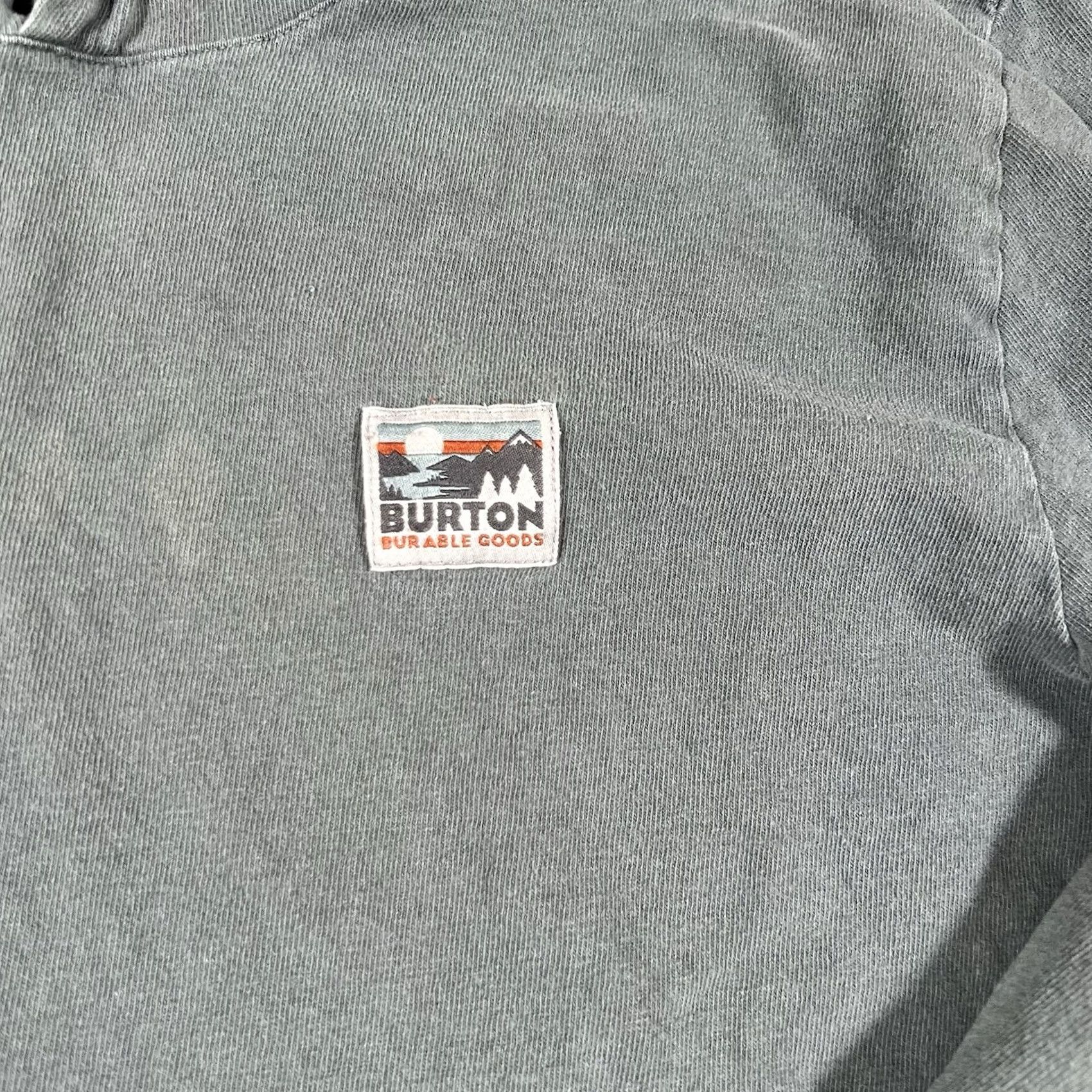 Burton Burton Durable Goods Pullover Hoodie Grey Size L Men Ski Size US L / EU 52-54 / 3 - 3 Thumbnail