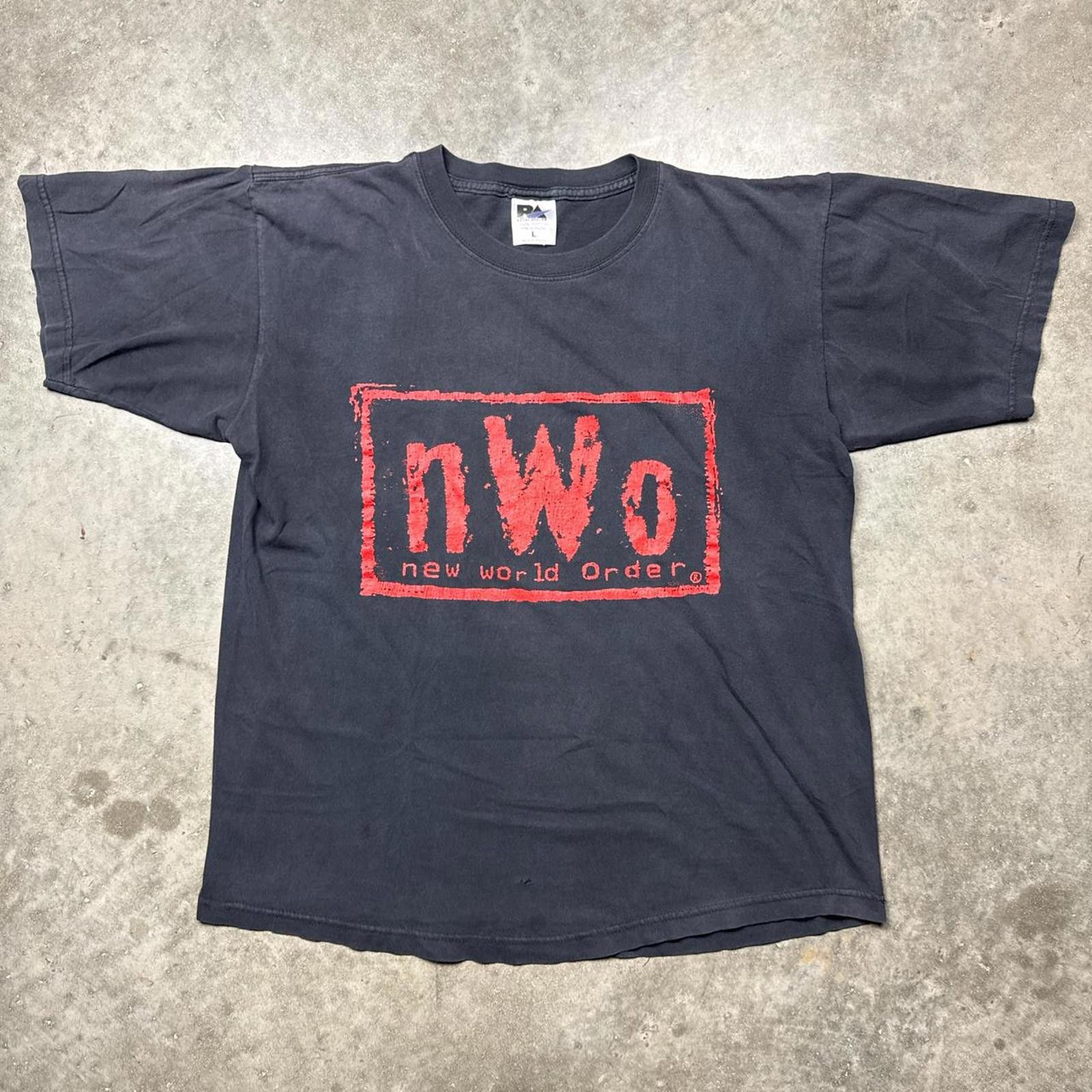 Other 1997 WWF New World Order NWO black t-shirt wrestling Size US L / EU 52-54 / 3 - 1 Thumbnail