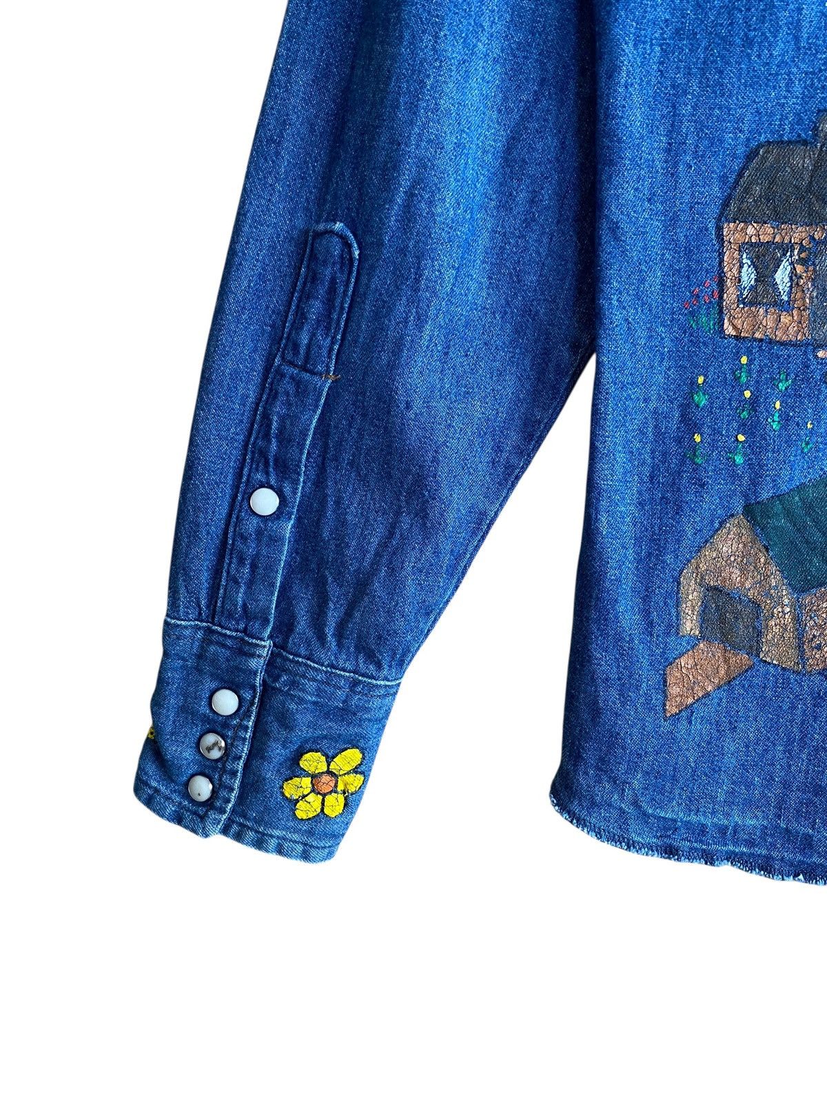 Wrangler Vintage Brand Wrangler Hand Printed Made In Usa 1970s Size US L / EU 52-54 / 3 - 5 Thumbnail