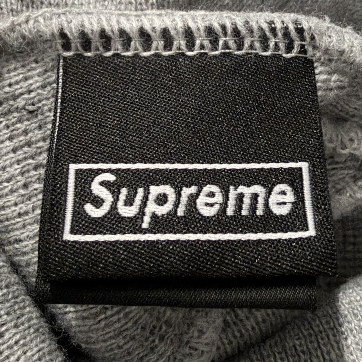Supreme RARE NEW Supreme New York Cross Box Logo Heather Grey Beanie Size ONE SIZE - 3 Thumbnail