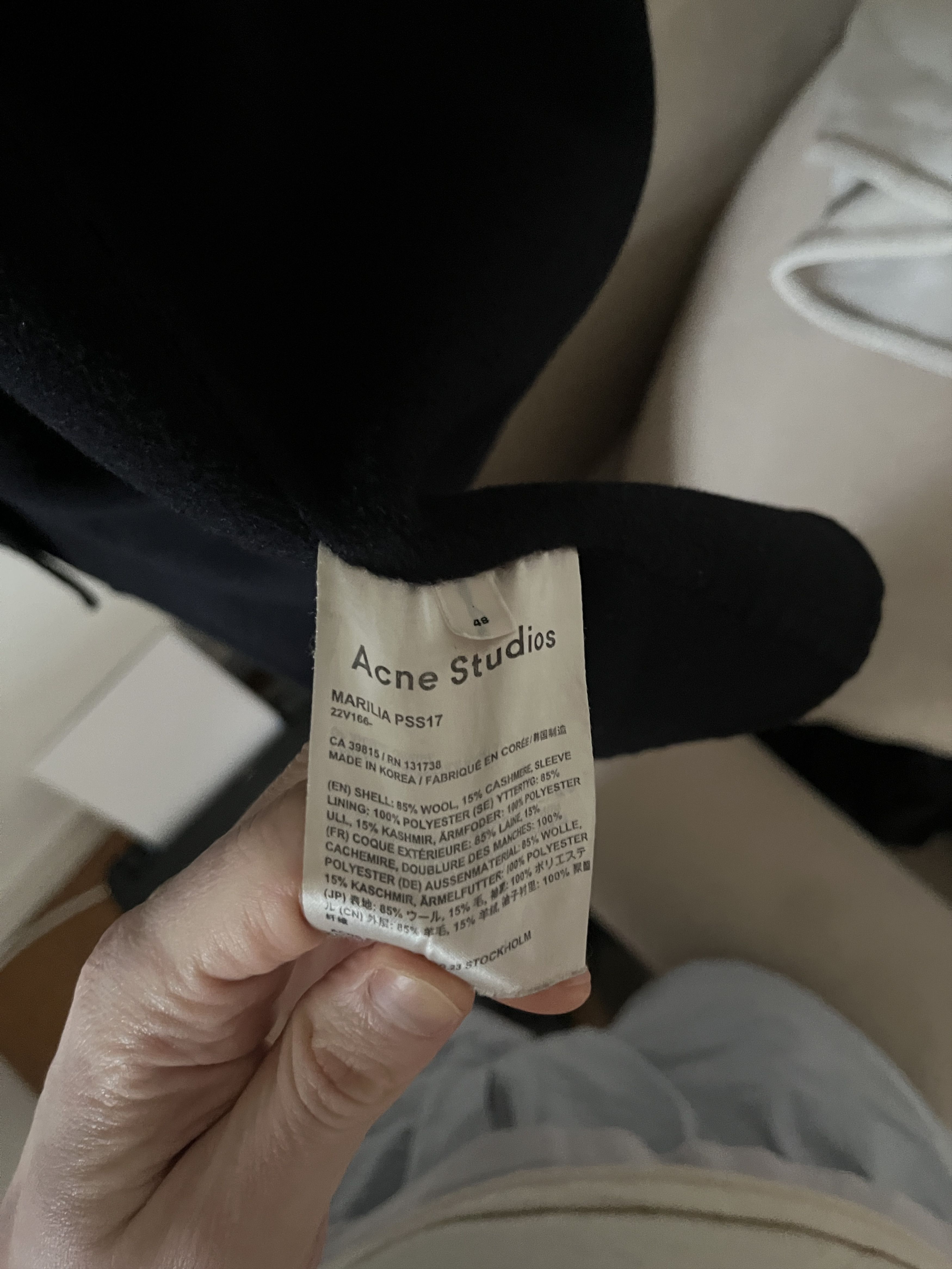Acne Studios MARILIA COAT PSS17 Size US M / EU 48-50 / 2 - 17 Thumbnail